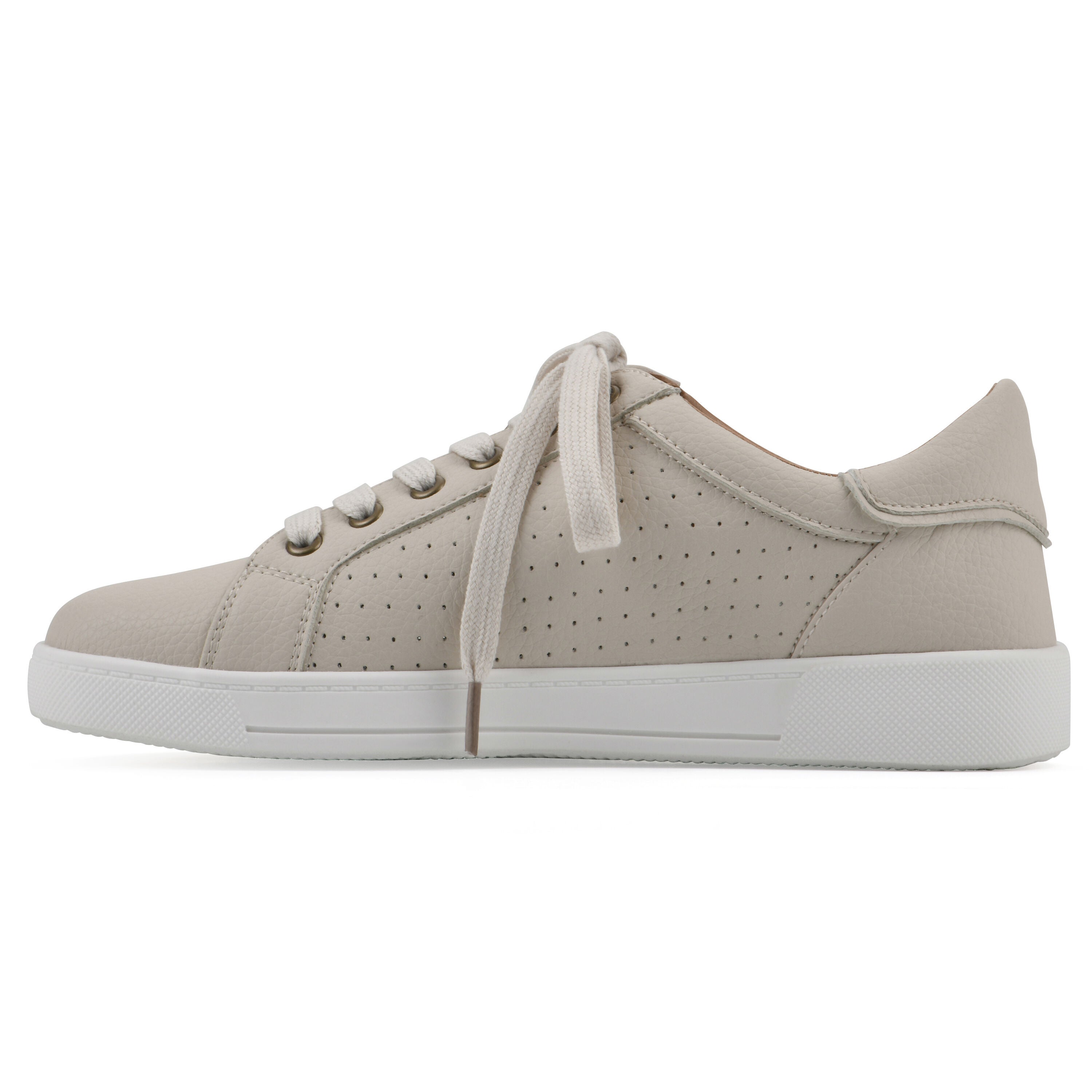 Uniform Lace Up Sneaker, BONE SMOOTH, alternate image number 3