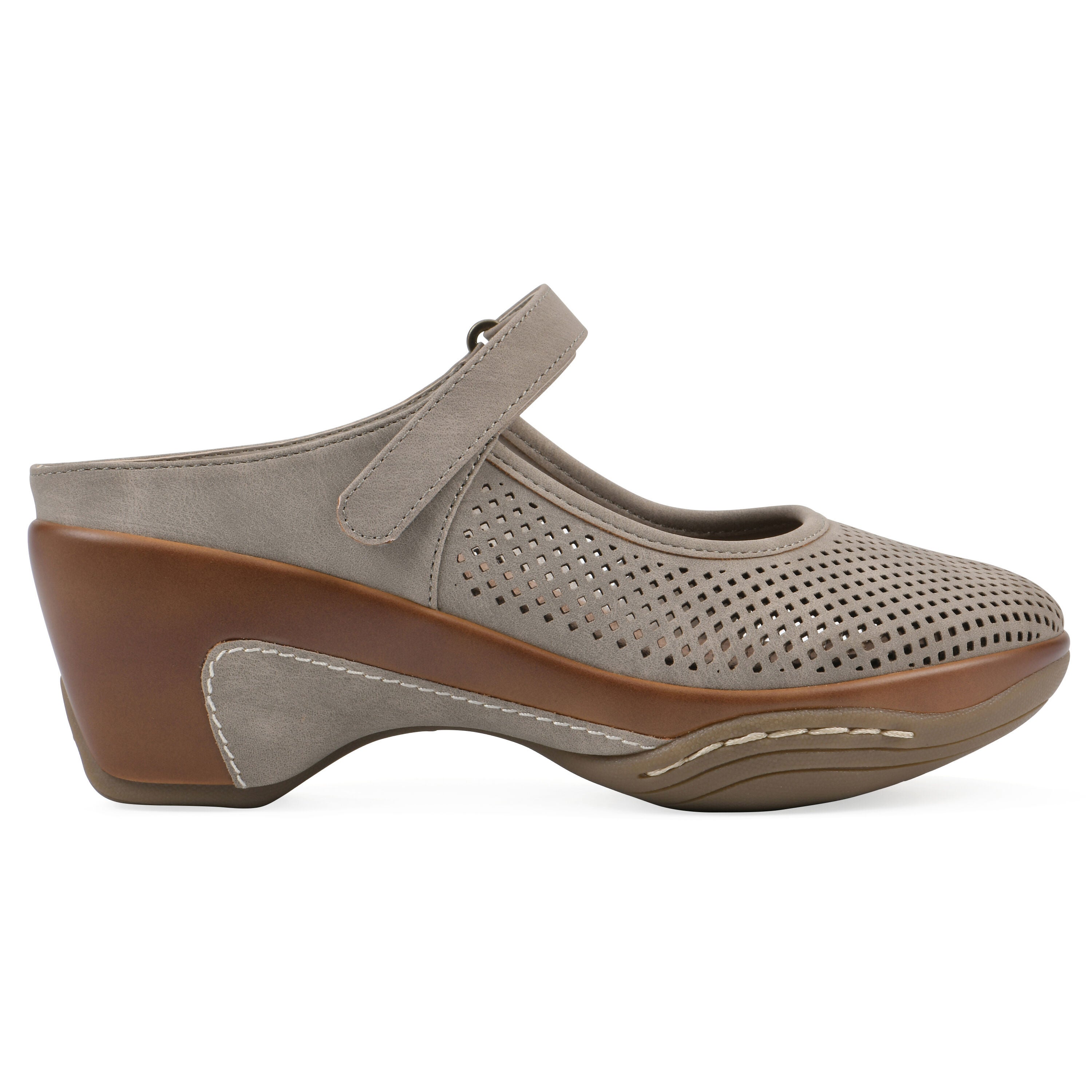 Vinto2 Mary Jane Clog, LIGHT TAUPE, alternate image number 2