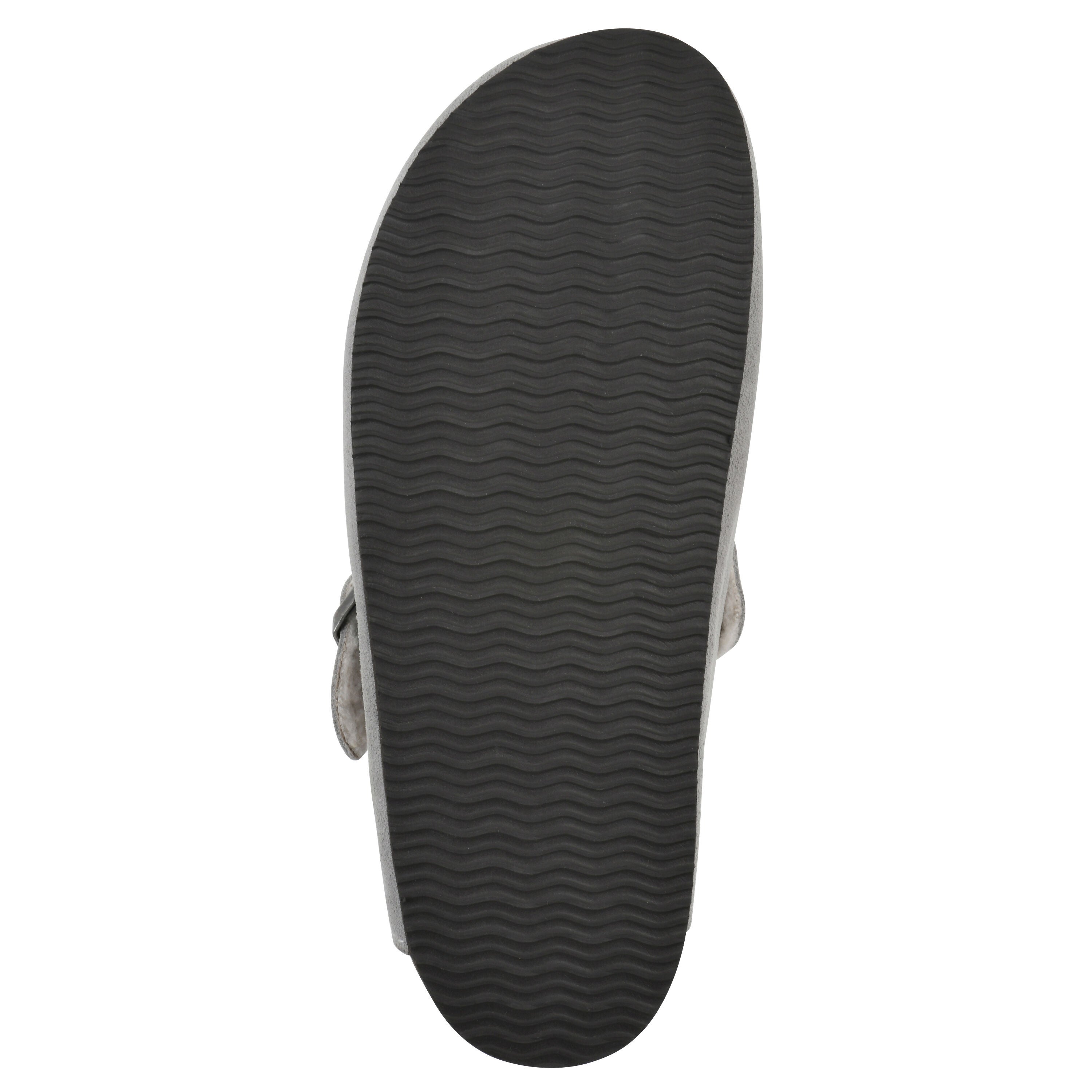 Bari Footbeds Clog, LIGHT GREY SUEDE, alternate image number 5