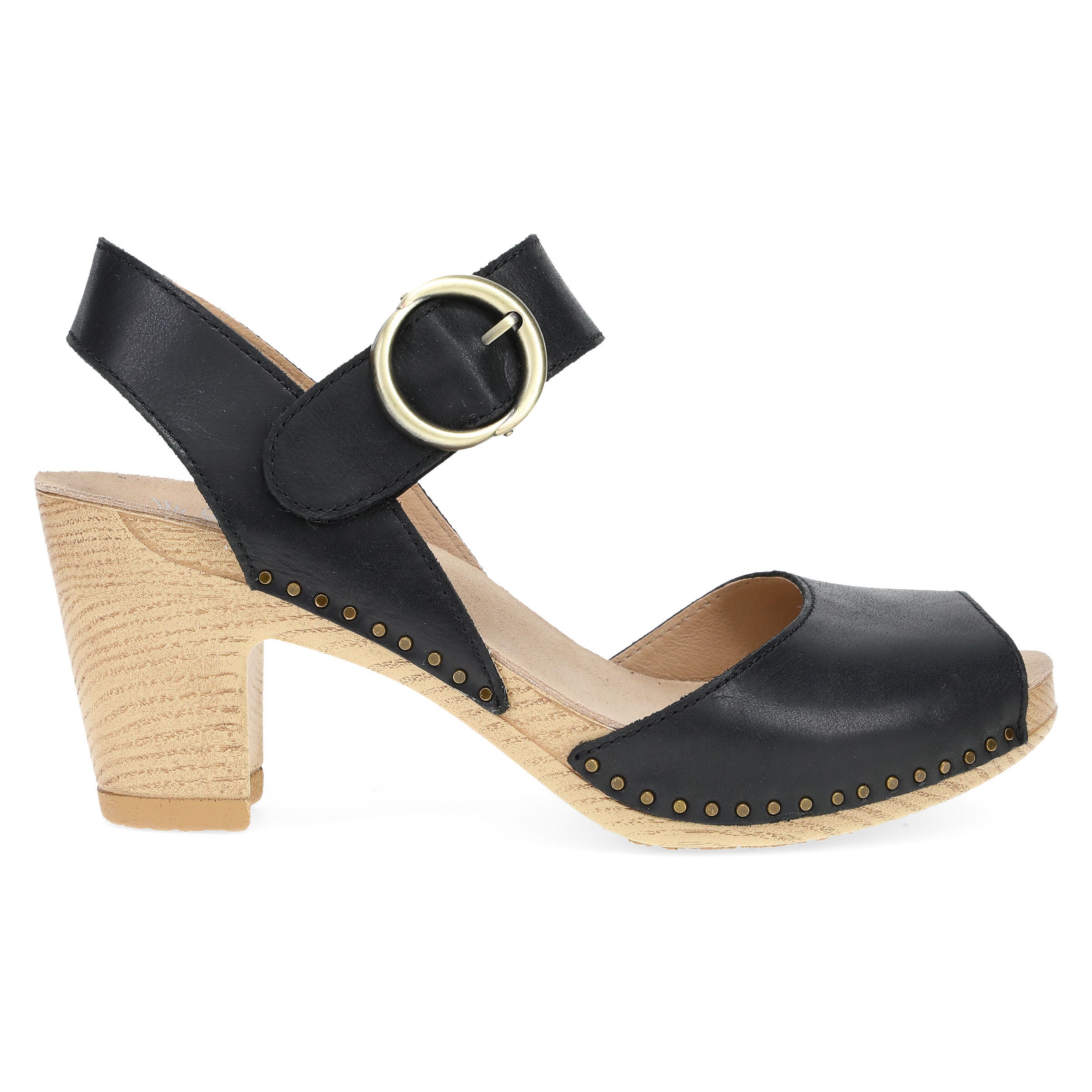 Tamra Pull Up Sandal, BLACK, alternate image number 4