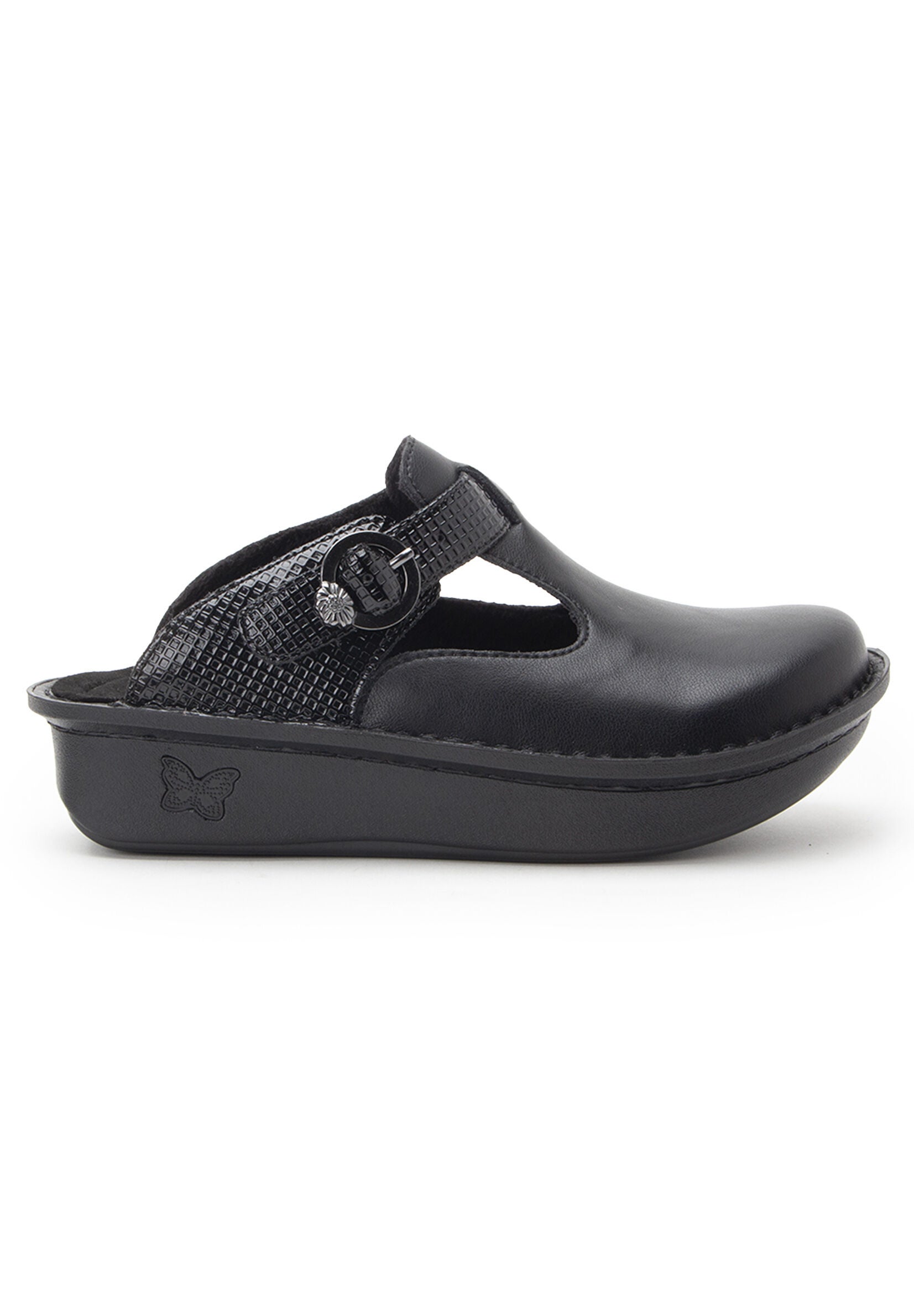 Classic Leather Clog, BLACK, alternate image number 2