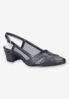 Avena Block Heel Slingback Pump
