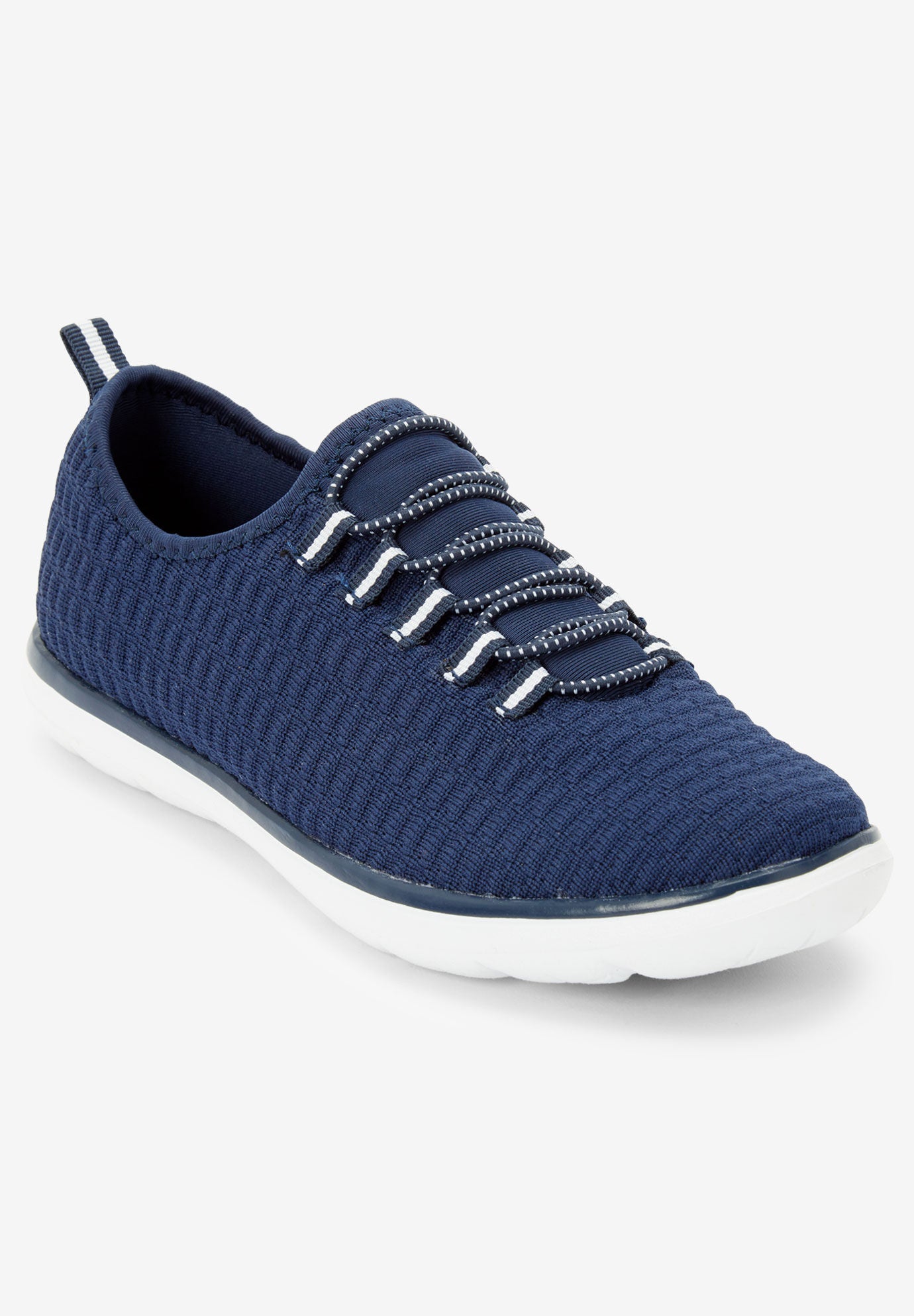 woman within wide width shoes