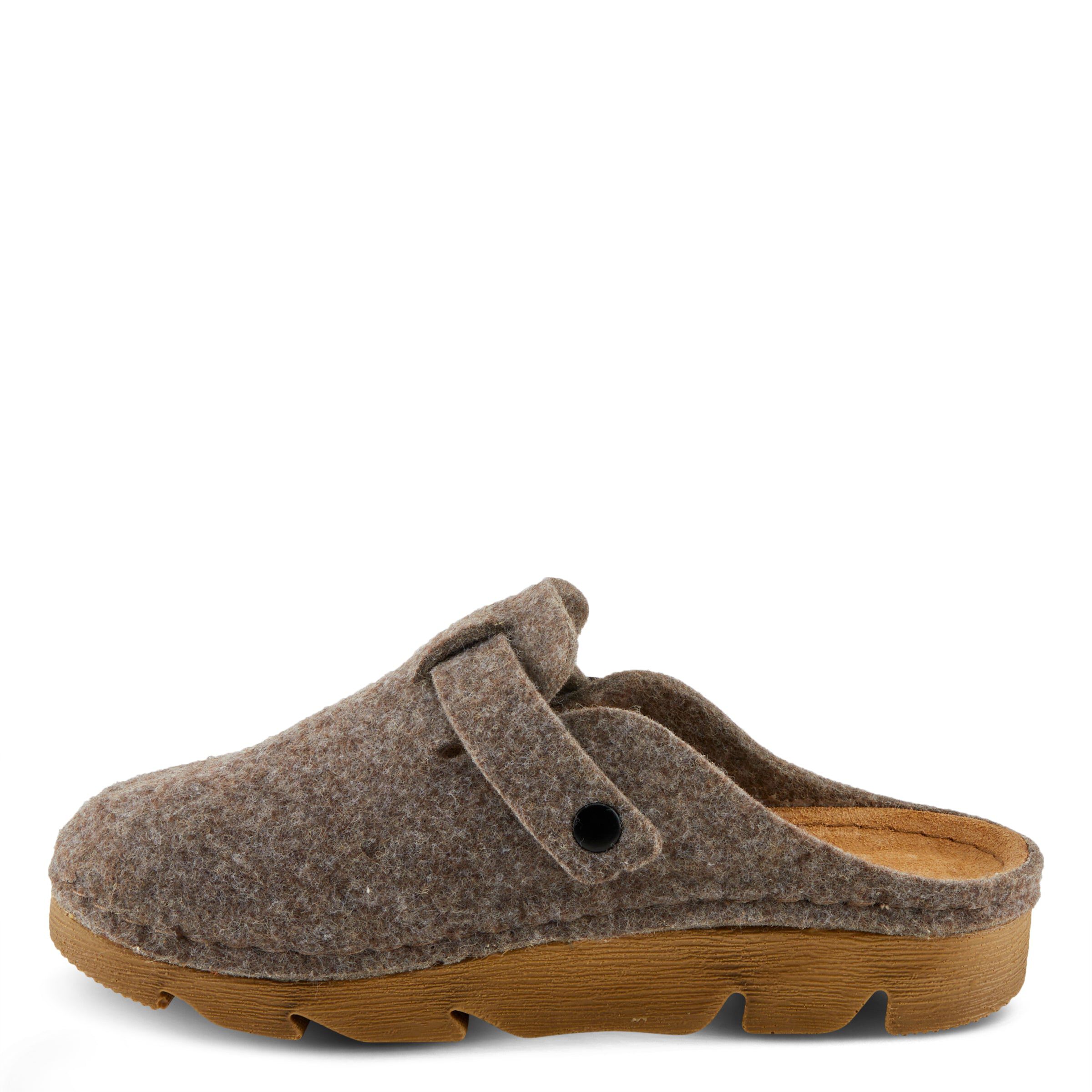 Clogger Slippers, LIGHT BROWN, alternate image number 2