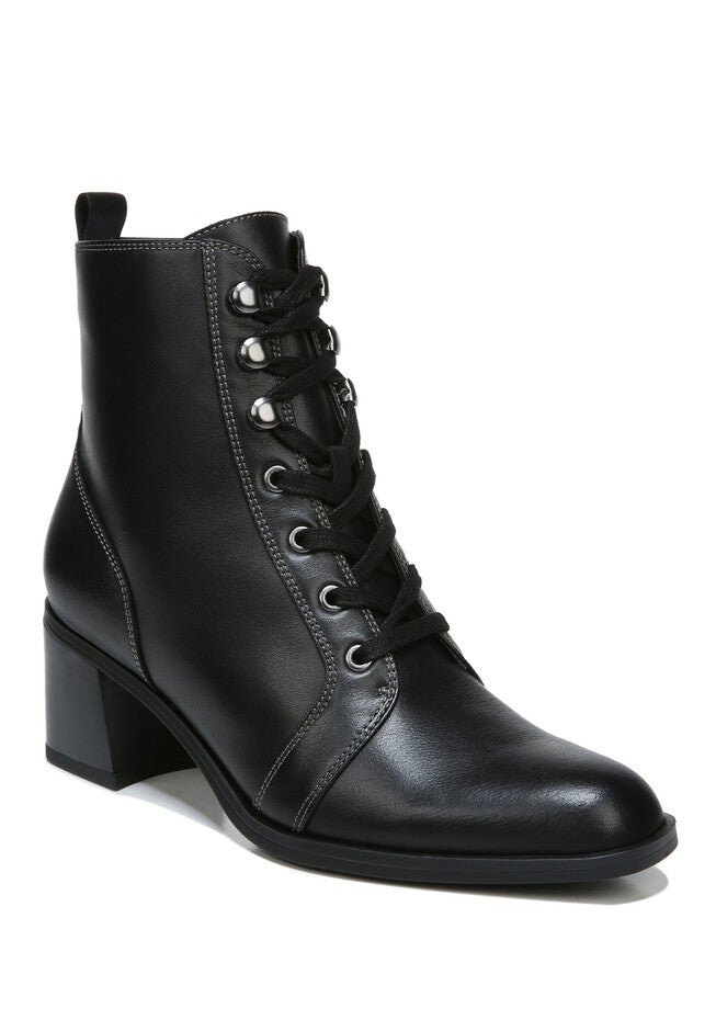 Sevilla Booties , BLACK LEATHER, hi-res image number null