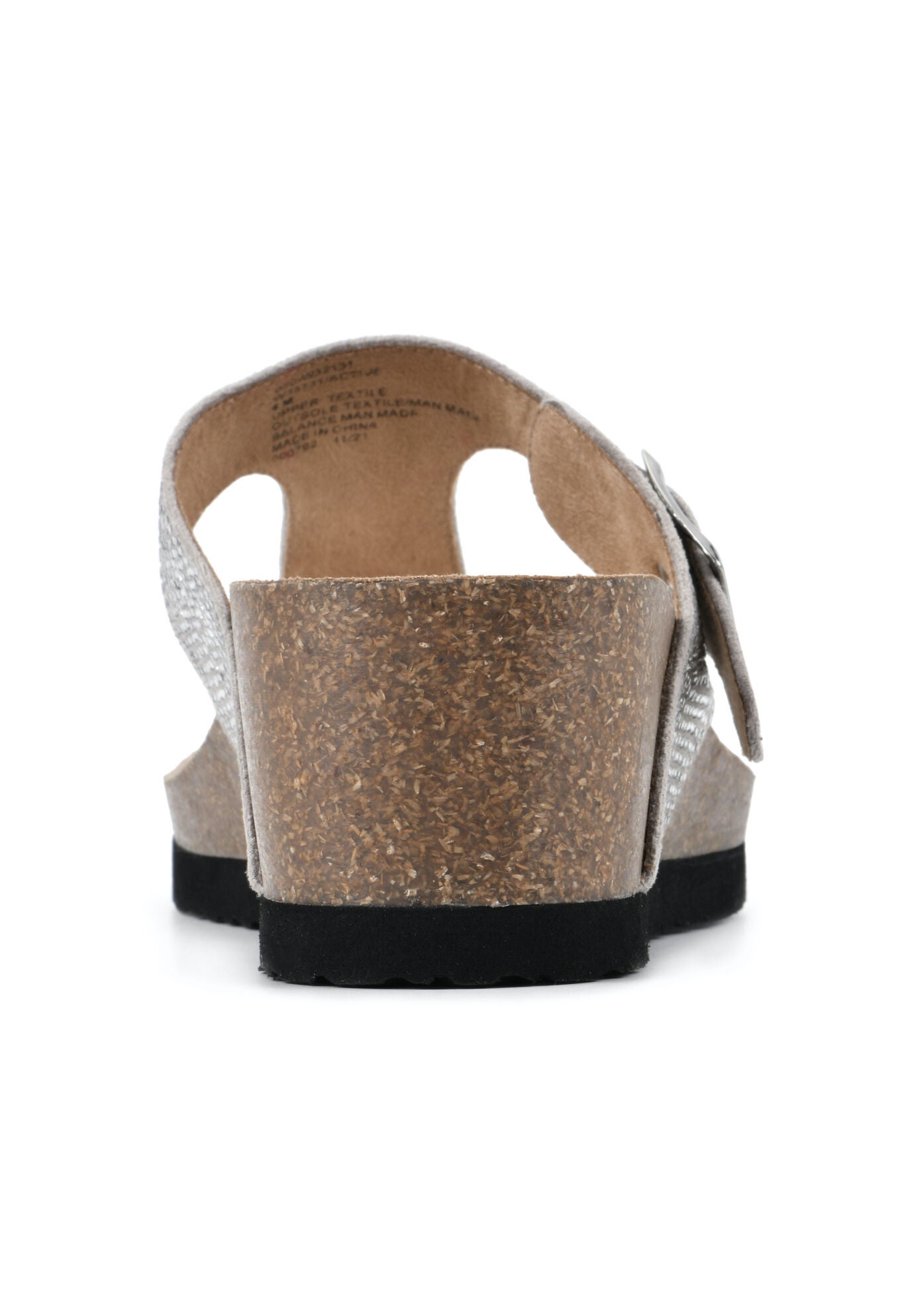 White Mountain Active Cork Wedge Sandal, , on-hover image number 1