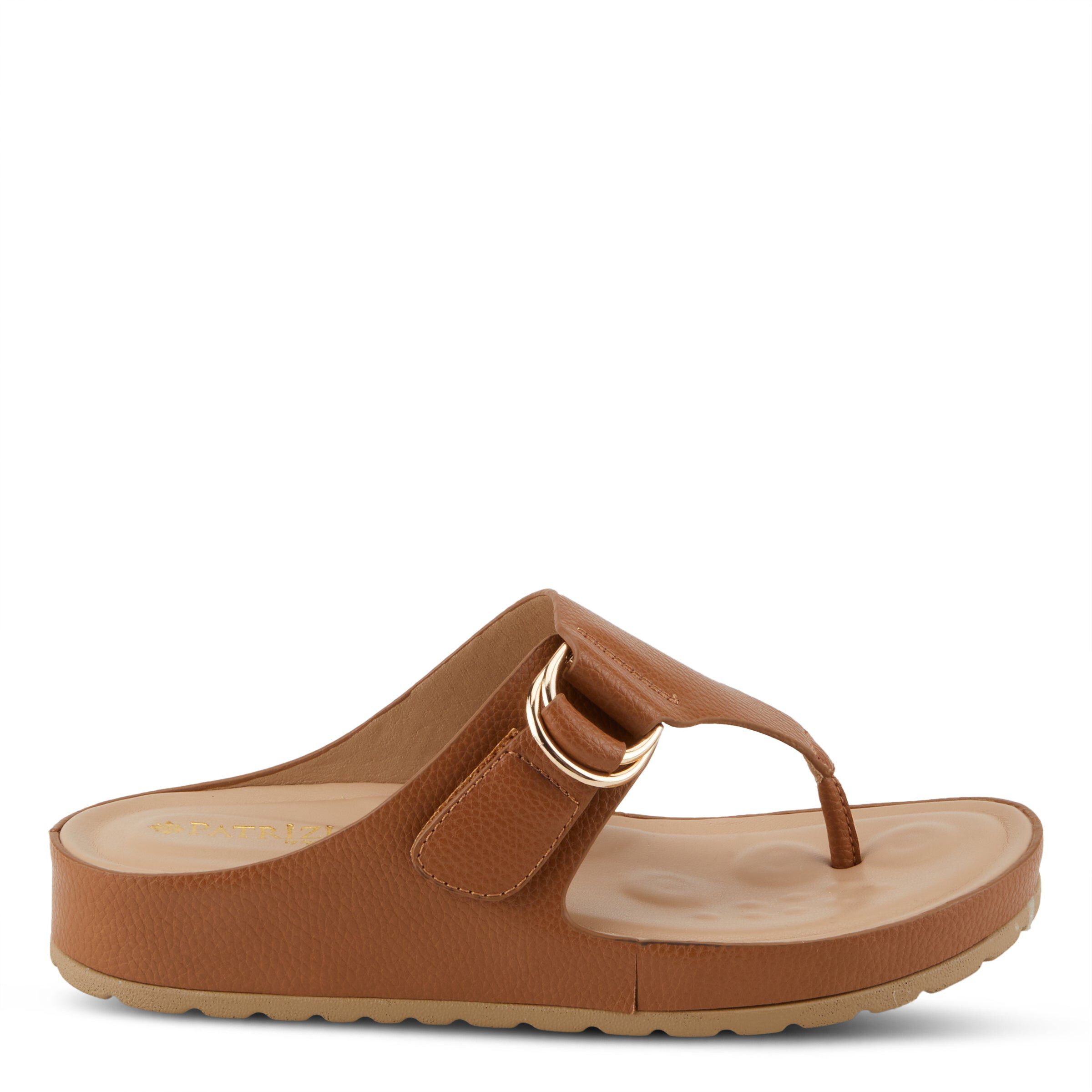 Rozeta Thong Sandal, CAMEL, alternate image number 4