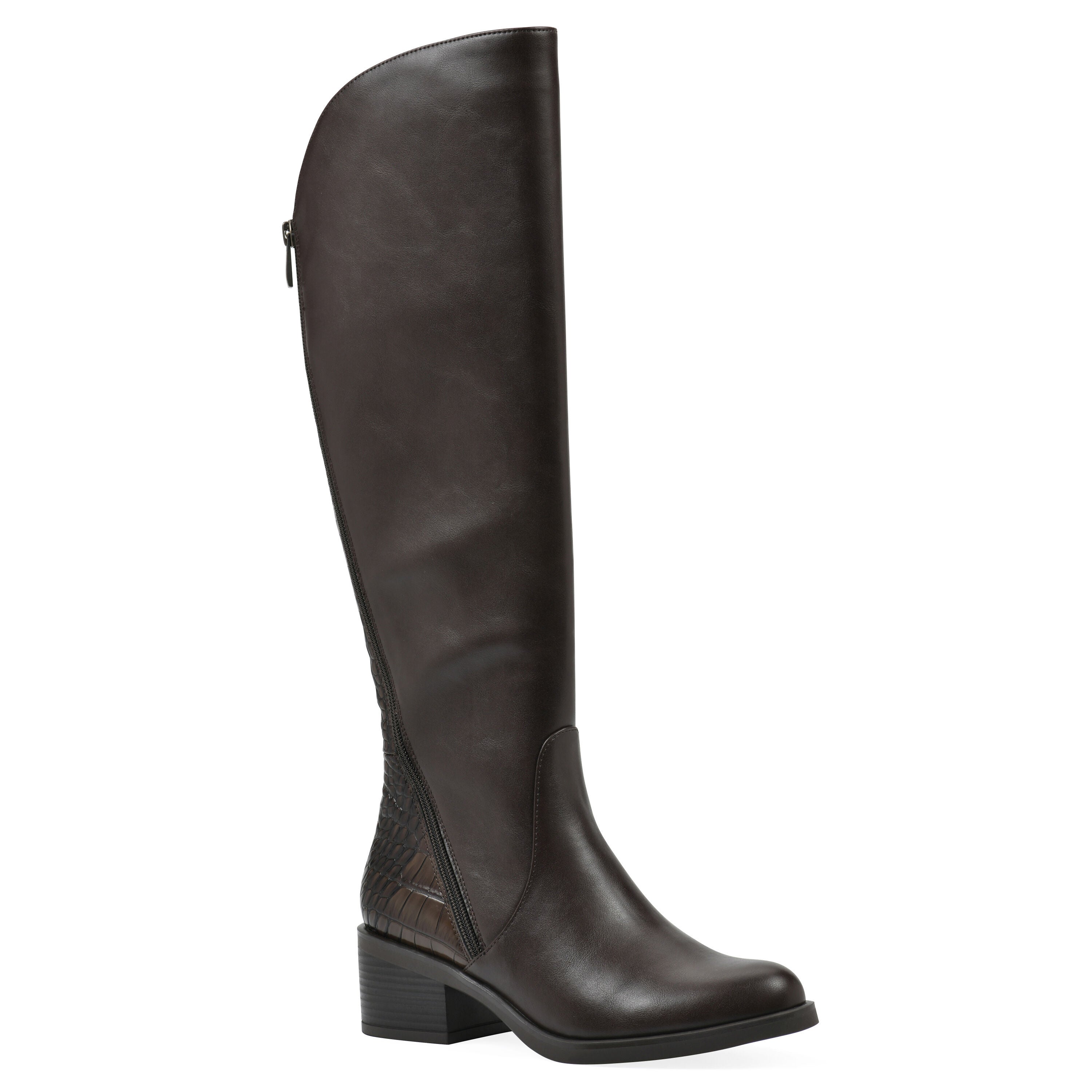 Cushaw Wide Calf Tall Shaft Boot, BROWN, hi-res image number 0