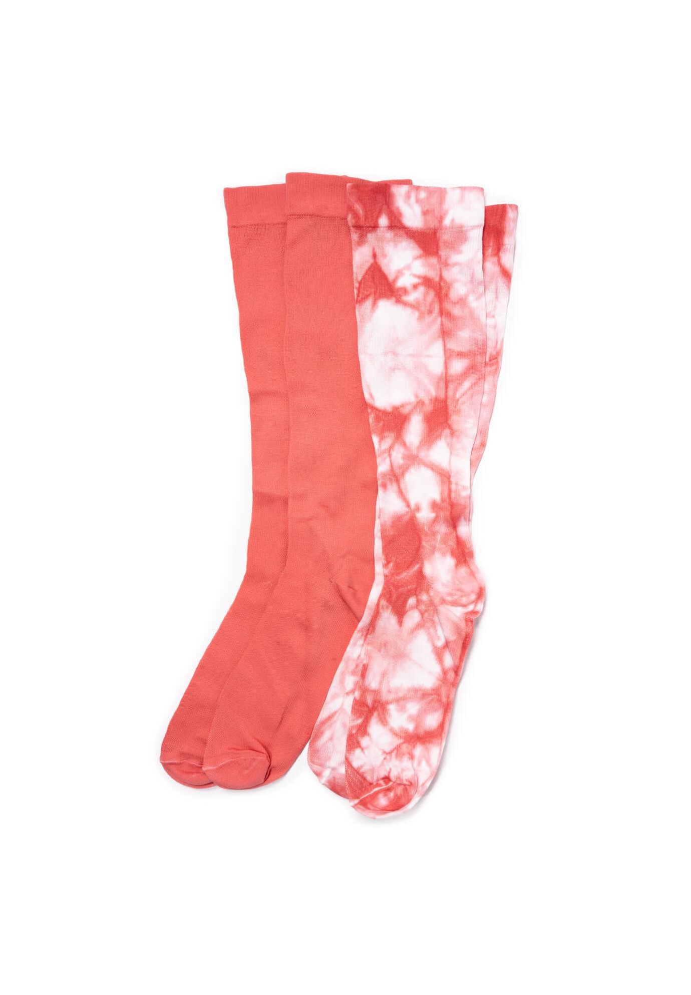 Women&#39;S 2 Pair Pack Compression Socks, ROSE ROSE, hi-res image number 0