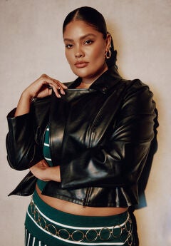 Plus Size Fall Leather Jackets