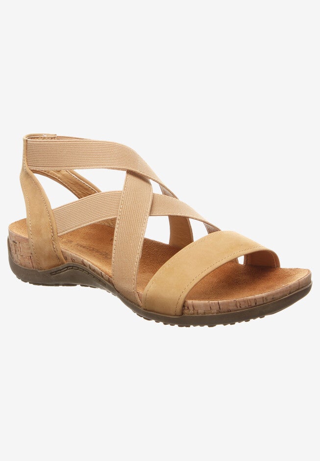 Brea Sandal , TAN, hi-res image number null