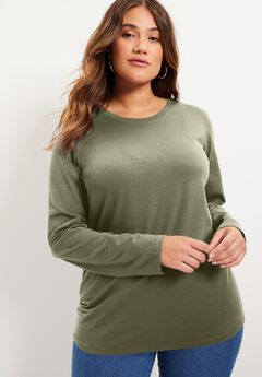 Long-Sleeve Crewneck One + Only Tee