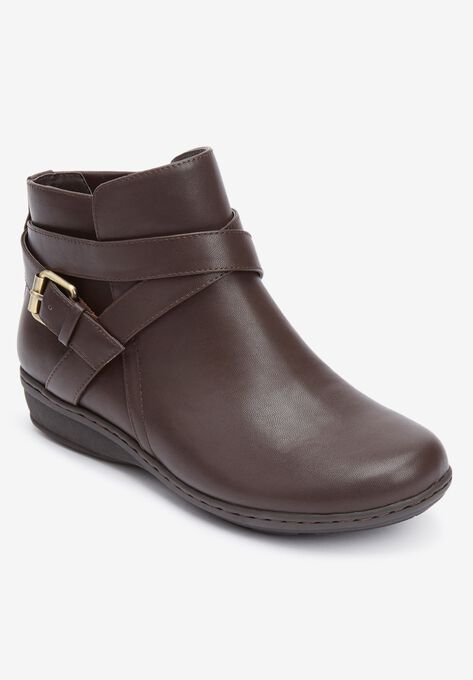 The Bronte Bootie , DARK BROWN, hi-res image number null