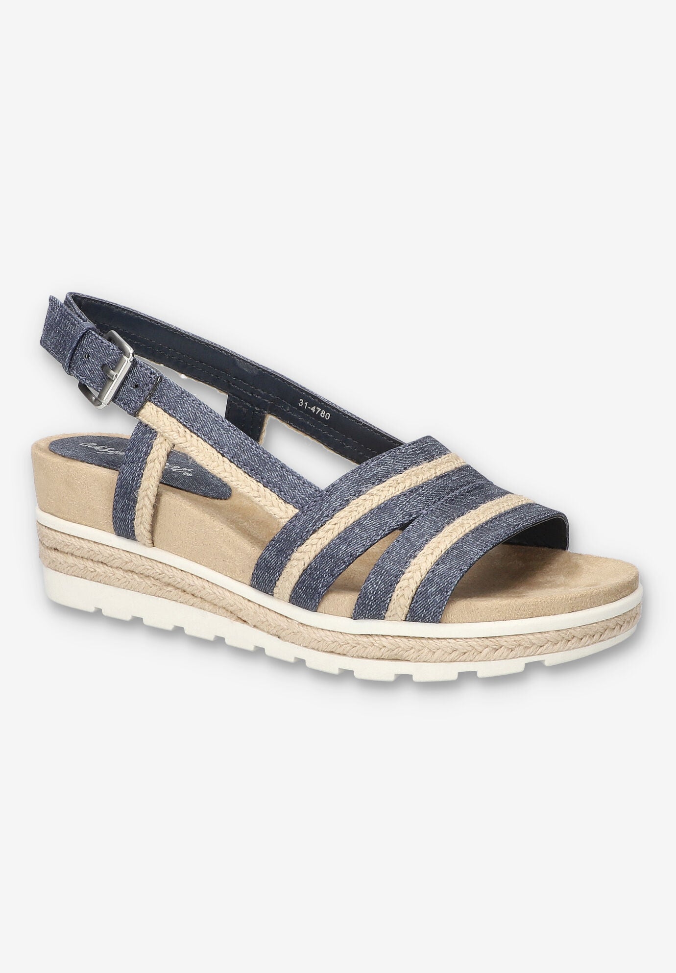 Mel Wedge Sandal, JEANS, hi-res image number 0