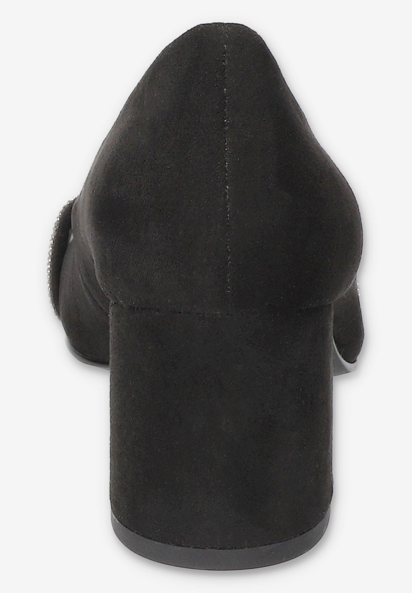 Marigold Square Toe Pump, BLACK SUEDE, on-hover image number 1