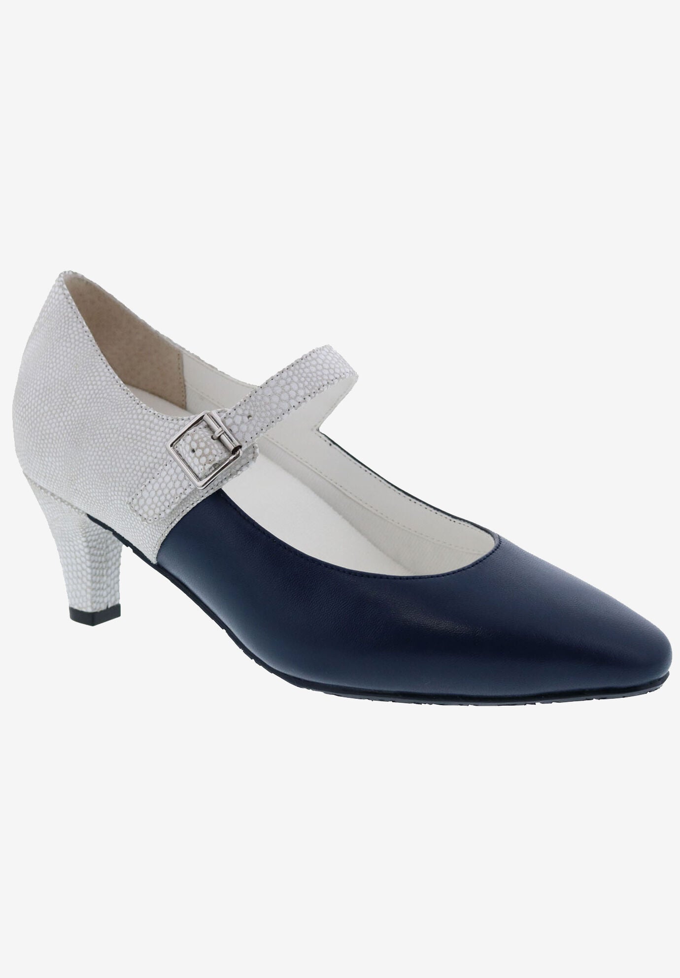 Kiki Mary Jane Pump, NAVY LIZARD LEATHER, hi-res image number 0