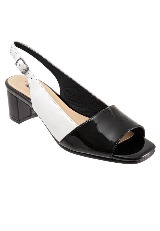 Monique Sandals , WHITE BLACK, hi-res image number null