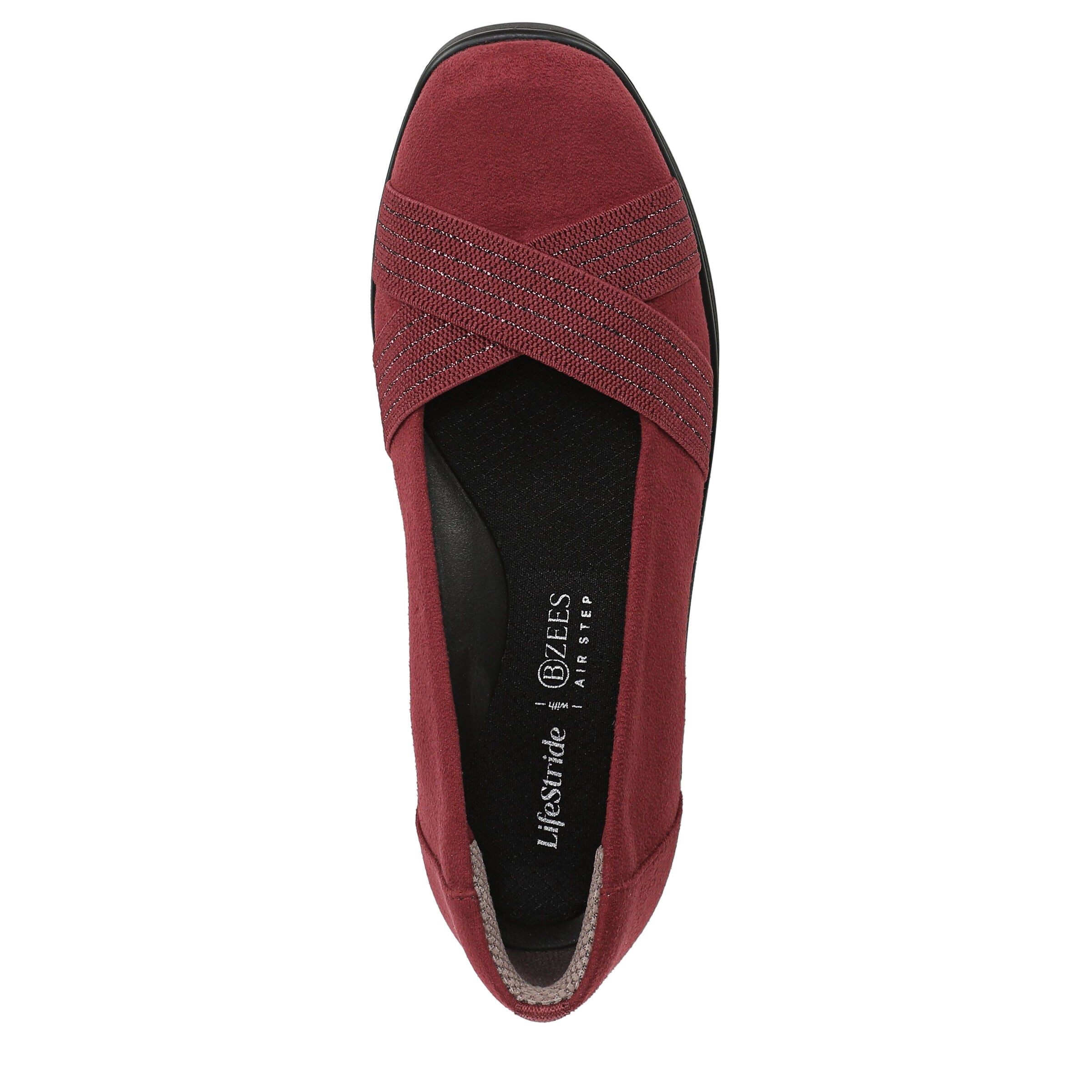Fairleigh Ballet Flat, MERLOT RED, alternate image number 6