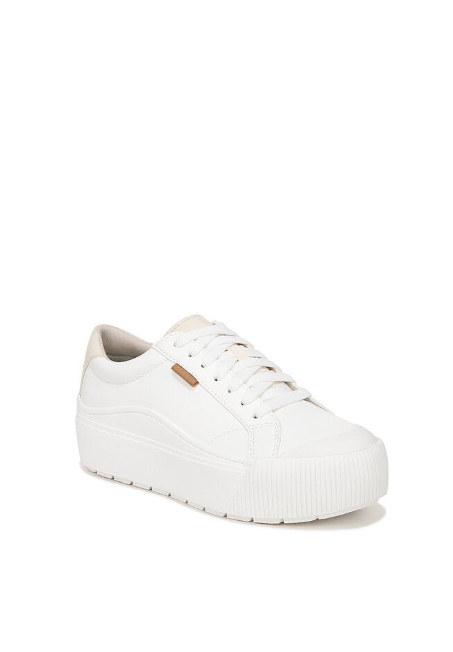 Time Off Max Platform Sneaker, WHITE FAUX LEATHER, hi-res image number 0