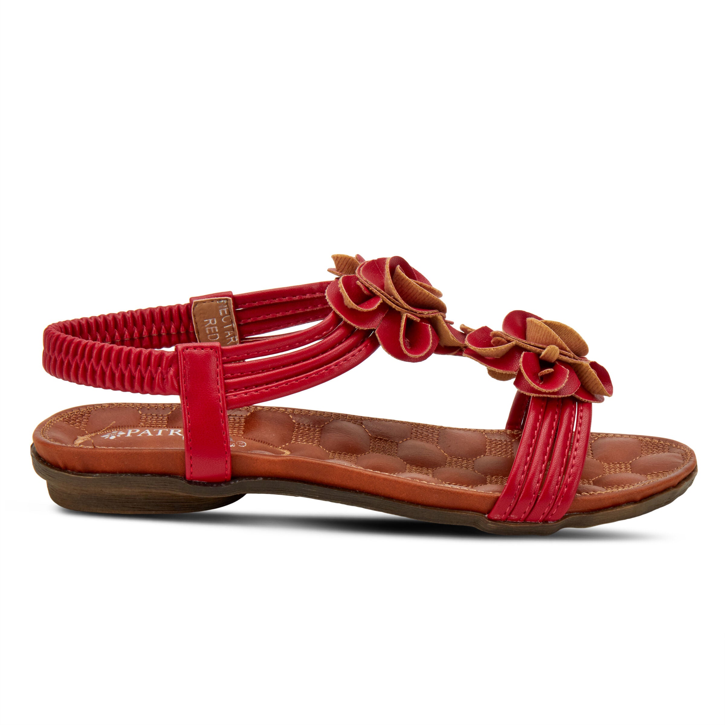 Nectarine T-Strap Thong Sandal, RED, alternate image number 5