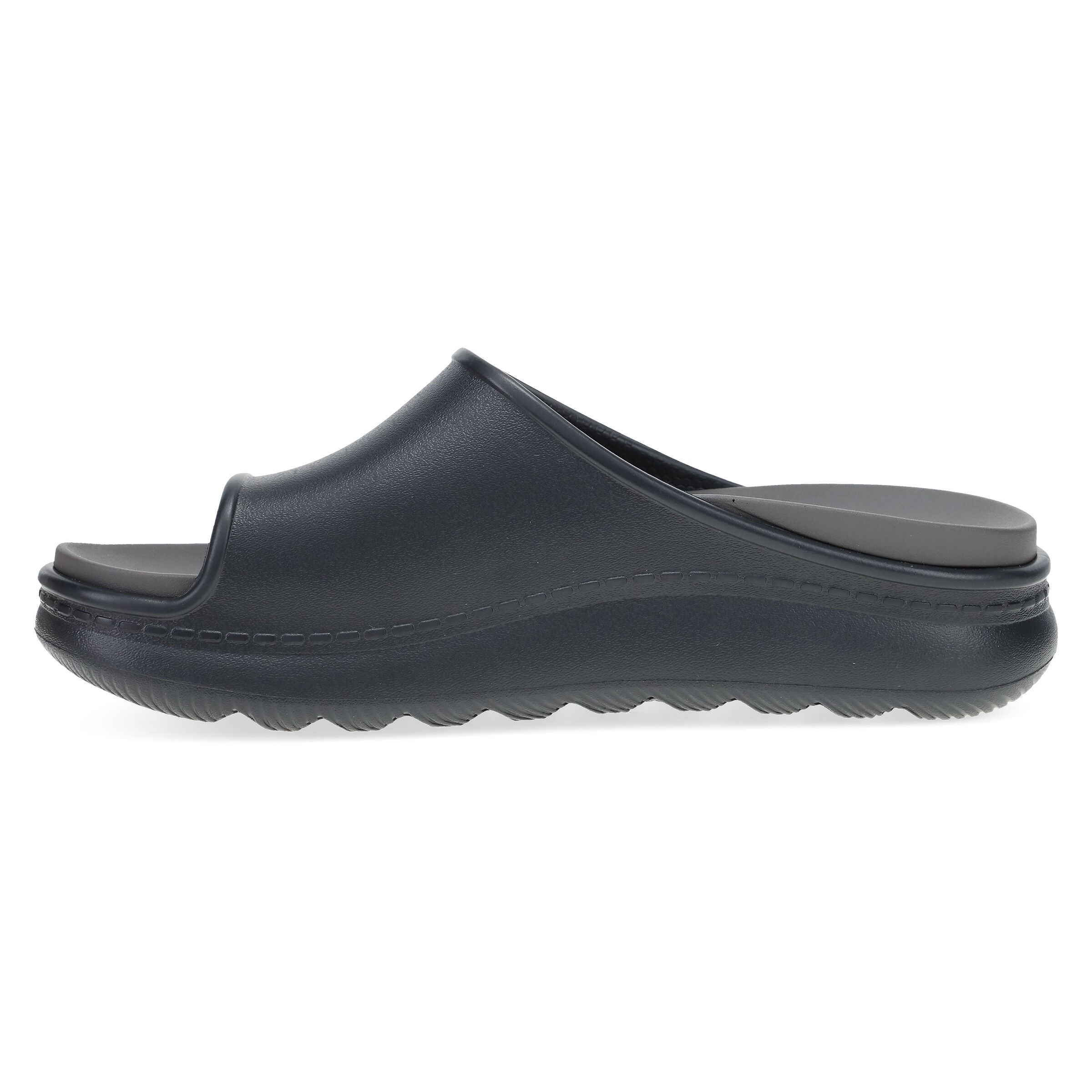Devyn Molded Slip On Slide, BLACK, alternate image number 6