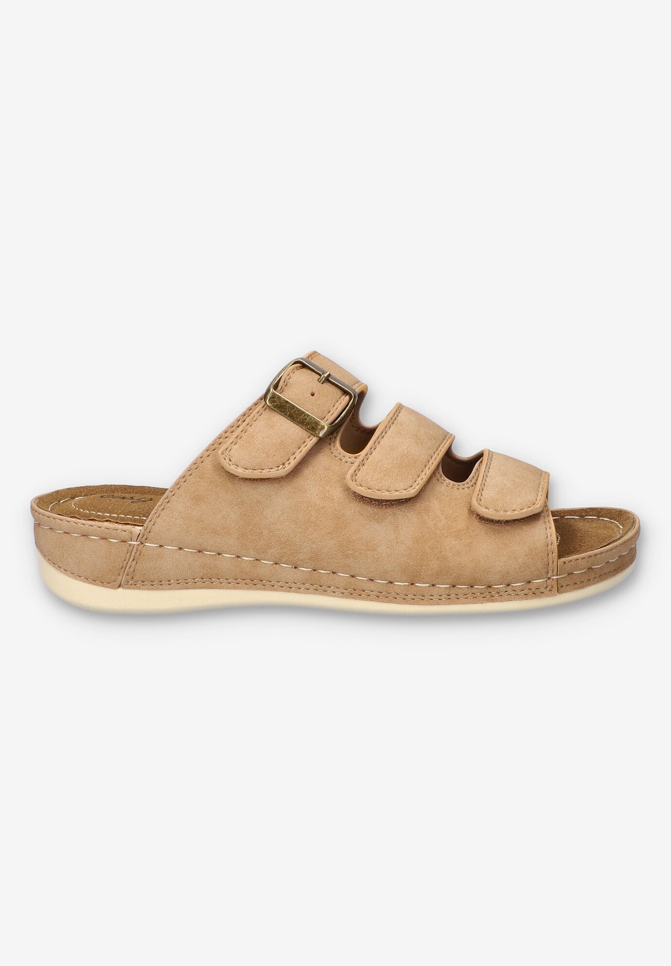 Pinterry Comfort Slide Sandal, NATURAL, alternate image number 2