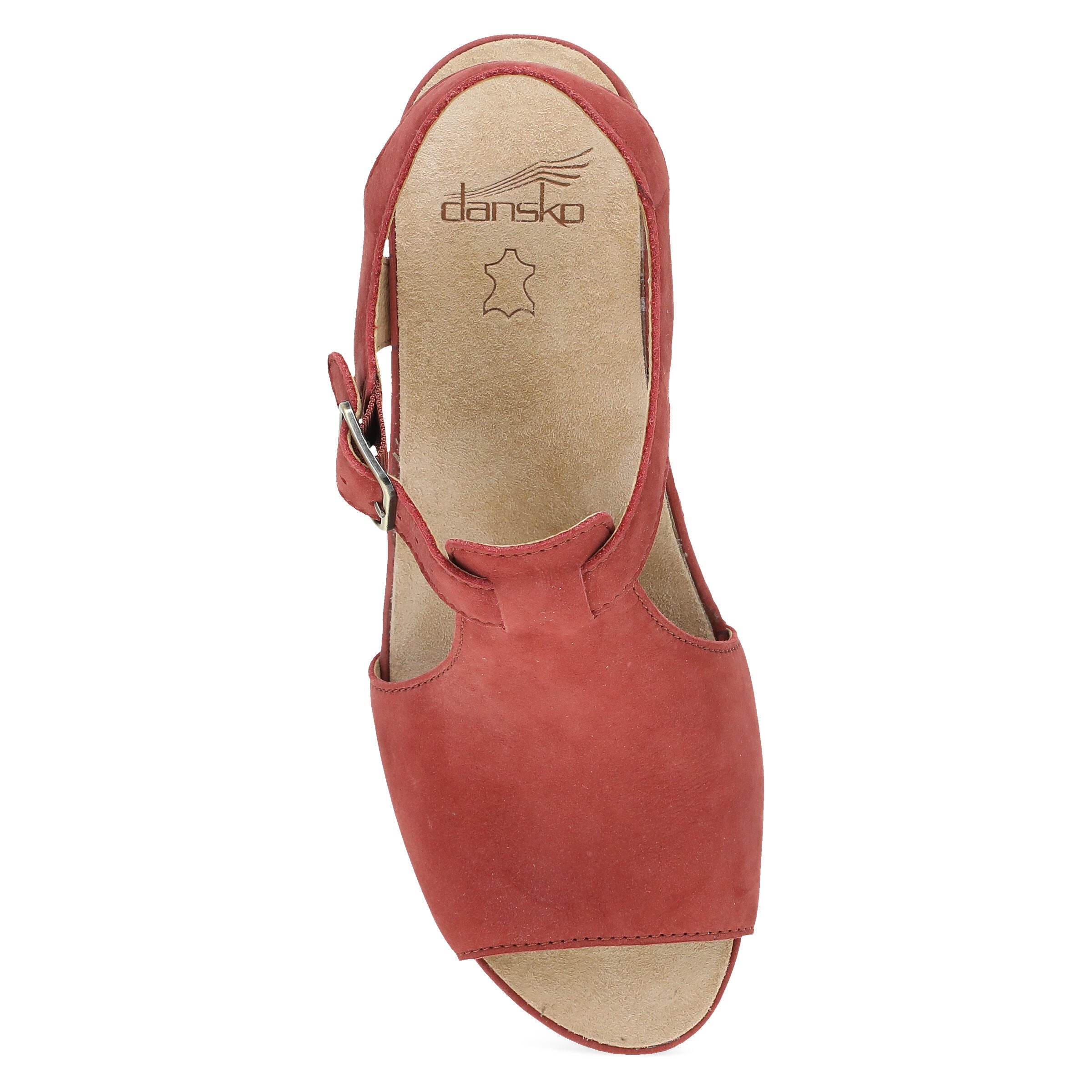 Laverne Paprika Nubuck Sandal, PAPRIKA, alternate image number 5