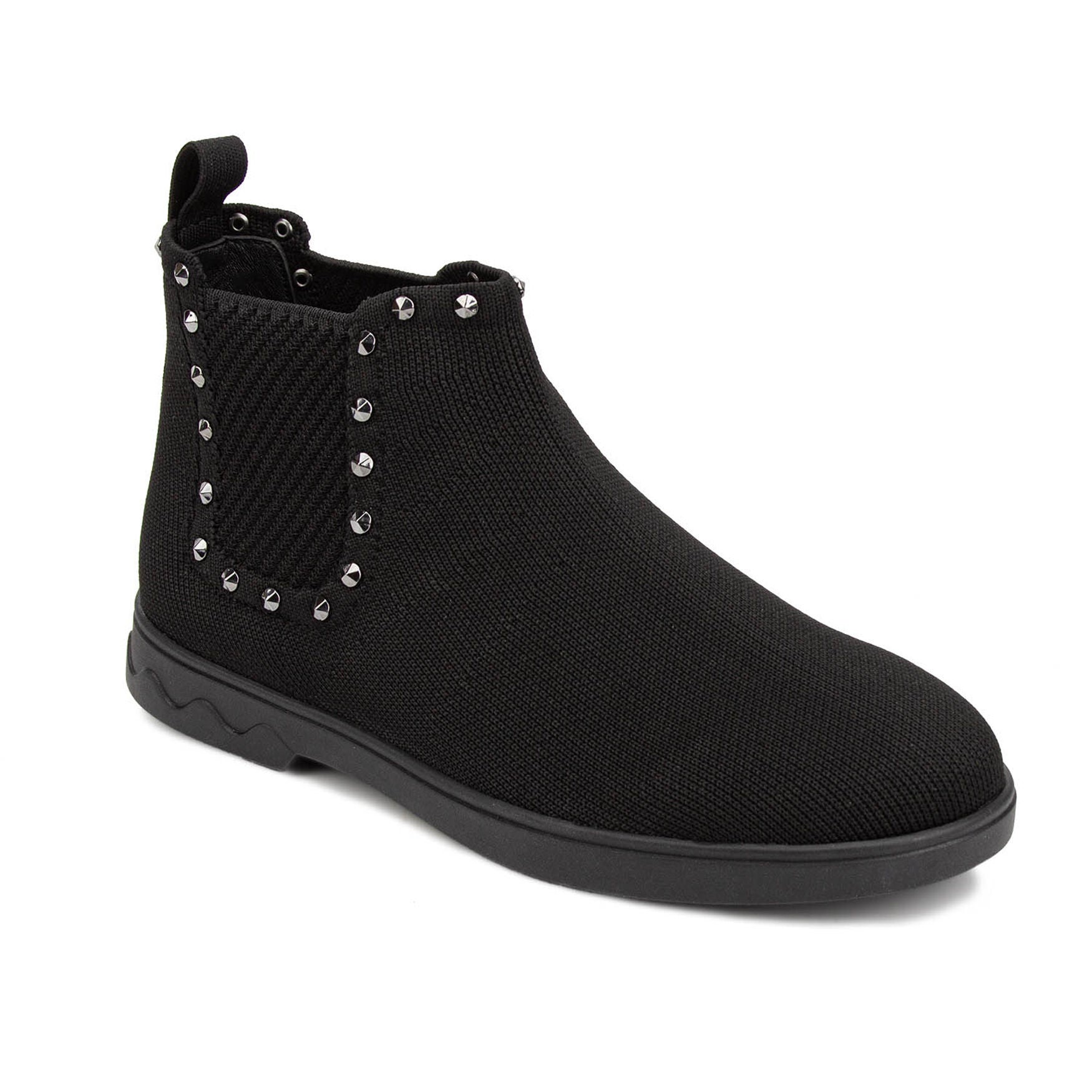 Grady Stretch Knit Bootie, BLACK KNIT STUDS, hi-res image number 0