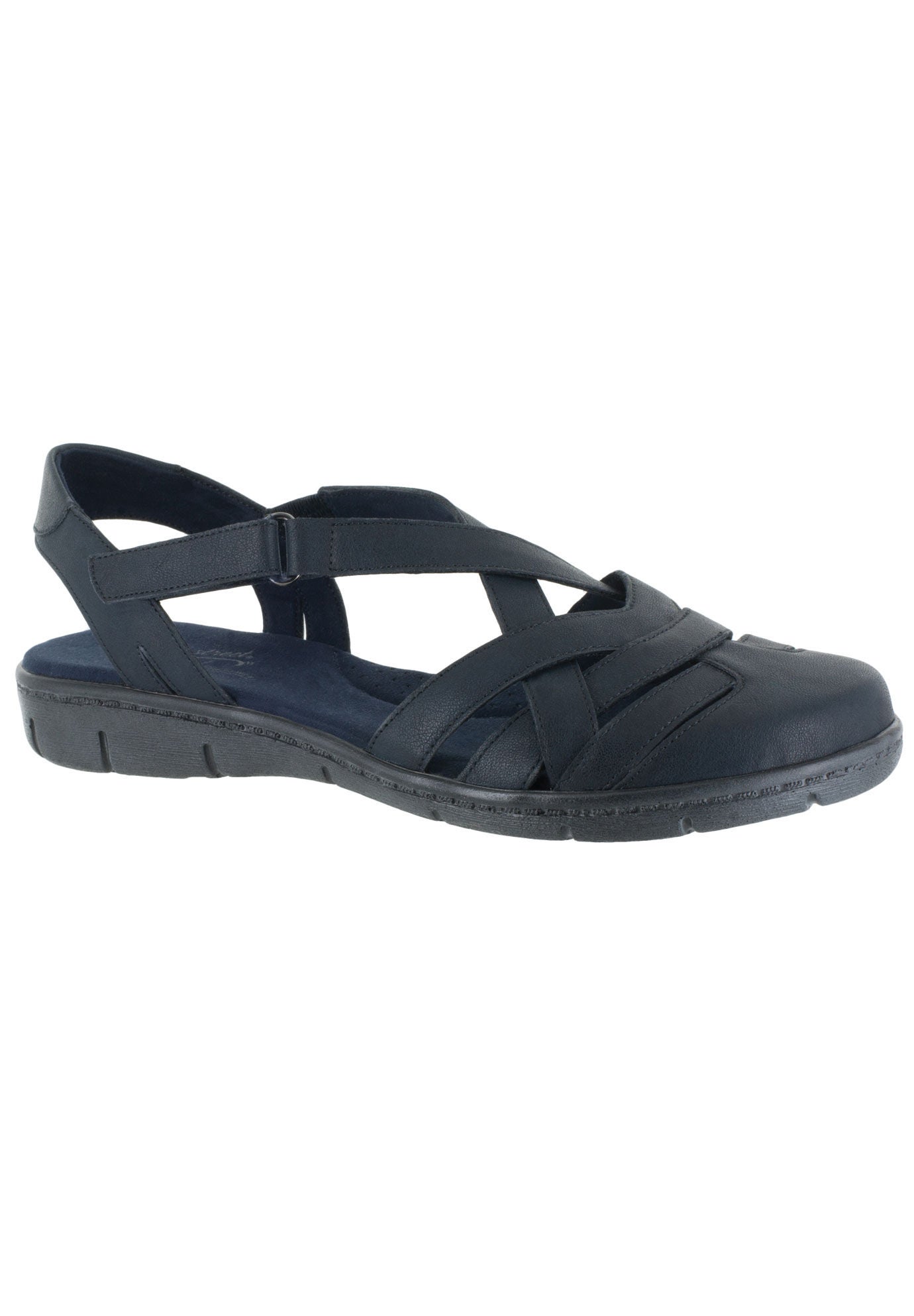 Garrett Sandals by Easy Street®, NAVY, hi-res image number 0