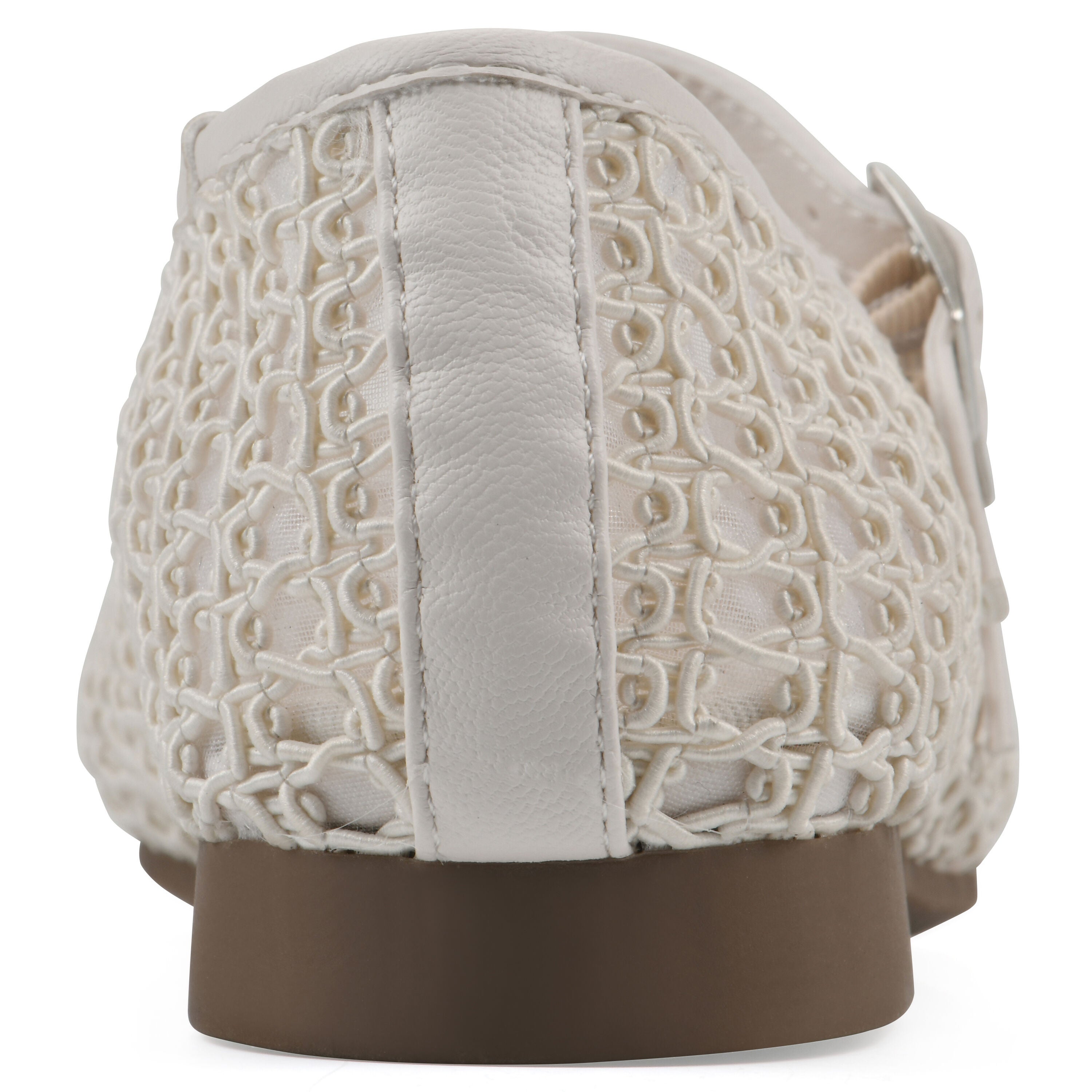 Besnik Mary Jane Flat, ECRU FABRIC, on-hover image number 1
