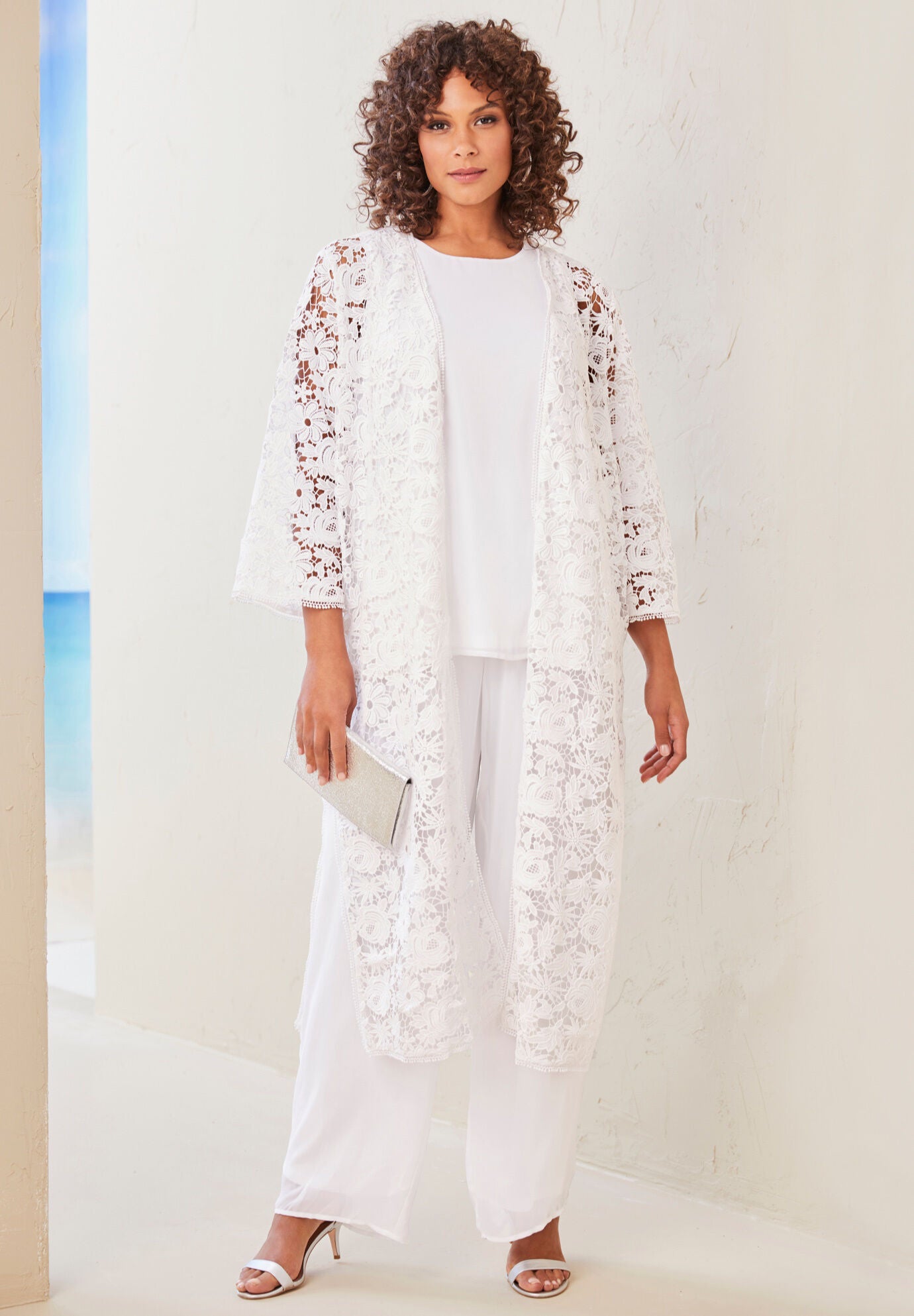 woman within white pants