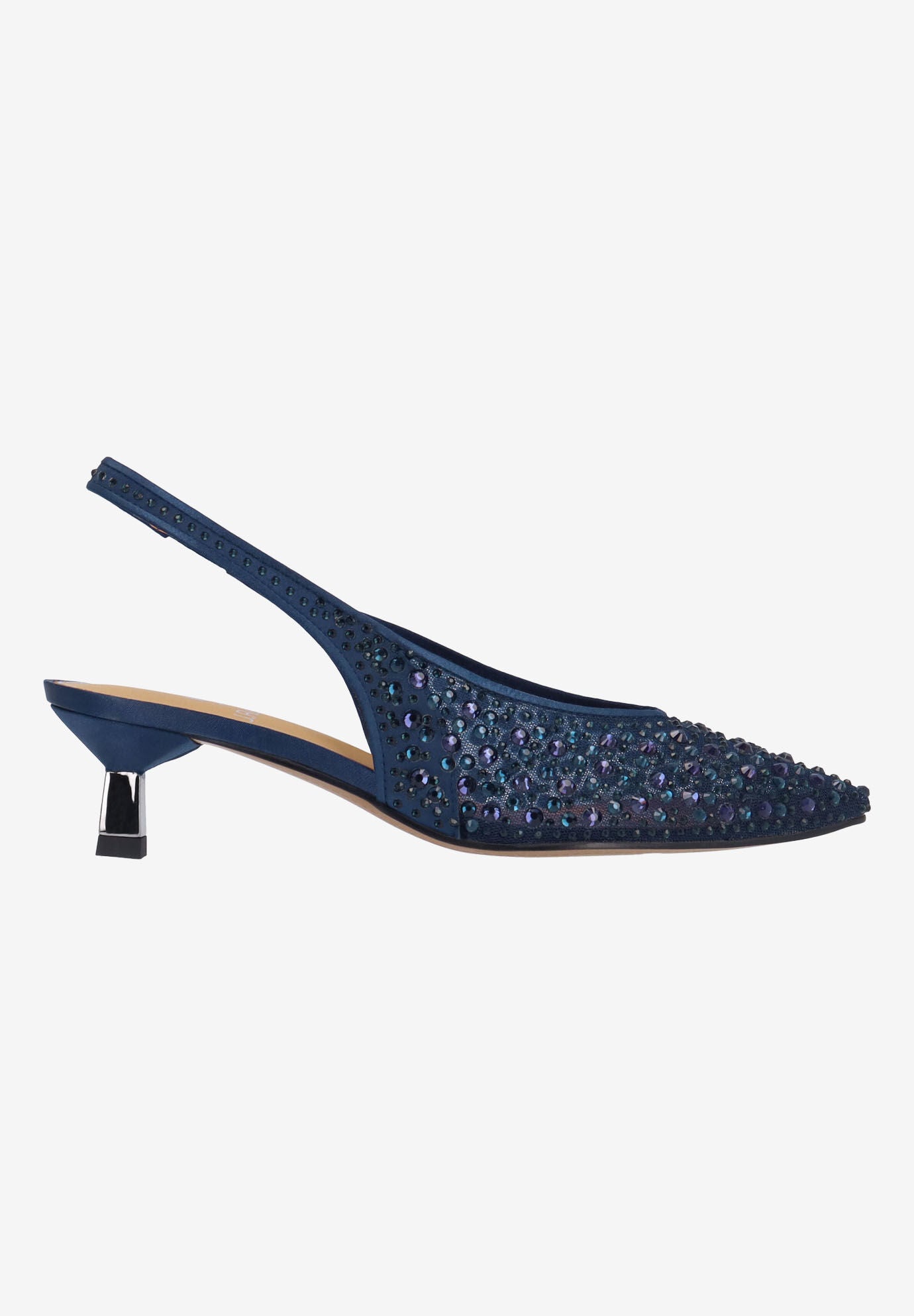 Tressa SlingbackPump, NAVY, alternate image number 3