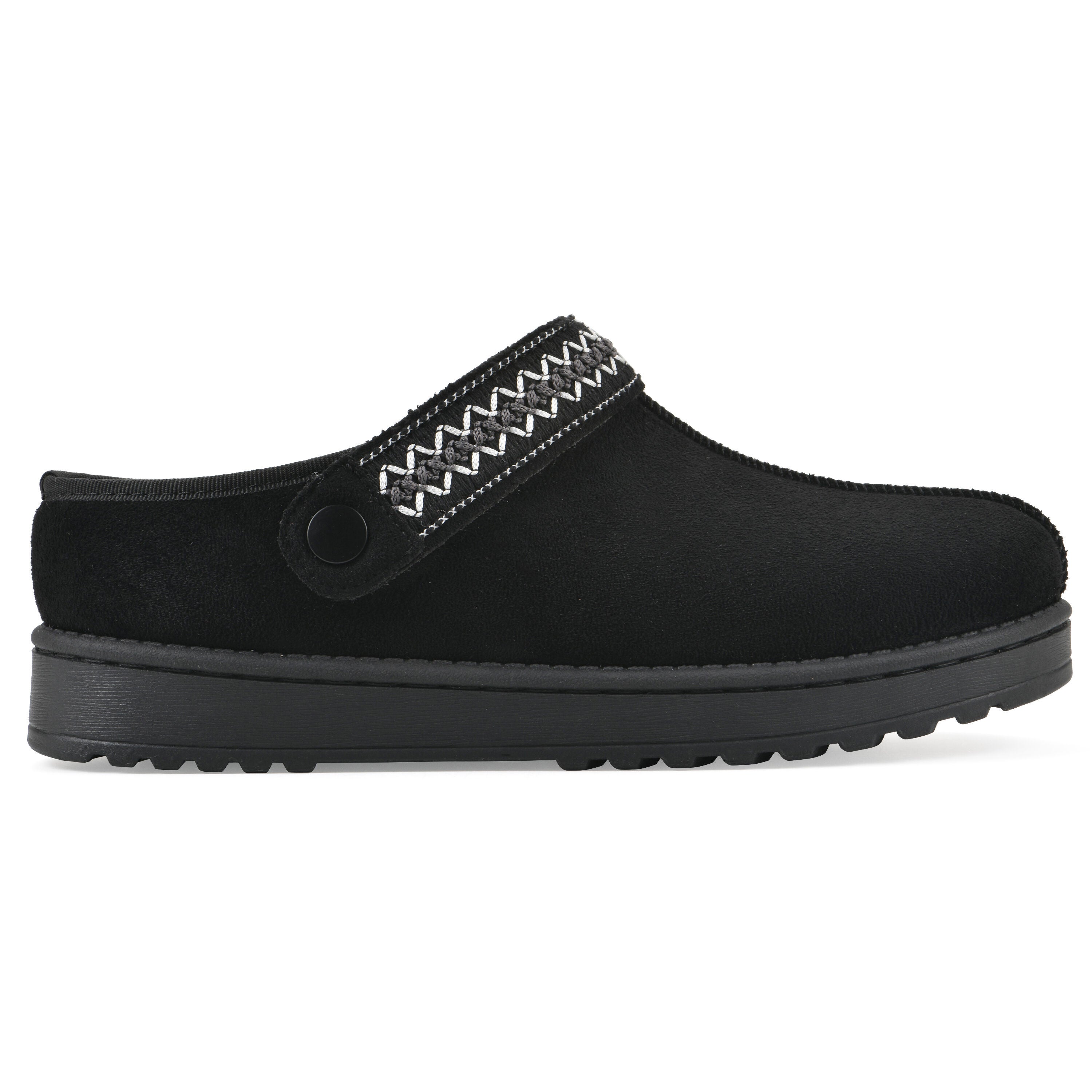 Incast Faux Fur-Lined Clog, BLACK FABRIC, alternate image number 2