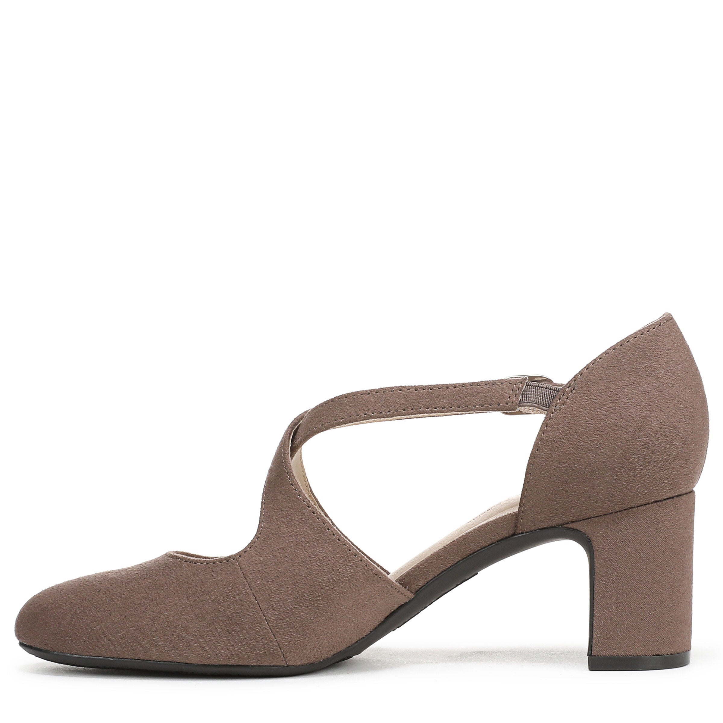 Tracy Strappy Pump, MOCHA MICROFIBER, alternate image number 5