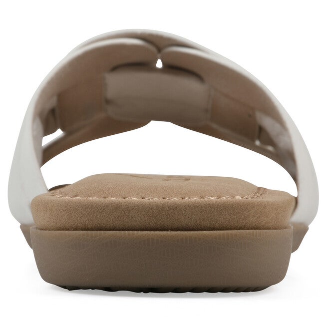 Fraley Slide Sandal, WHITE EMBOSSED, on-hover image number 1