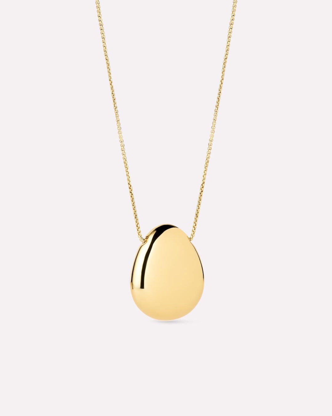 Pebble Gold Large Pendant, GOLD, hi-res image number 0