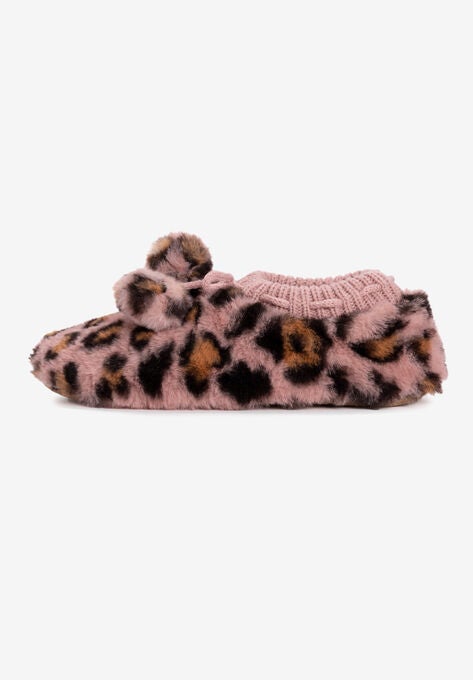 Faux Fur Ballerina Slipper, , alternate image number null