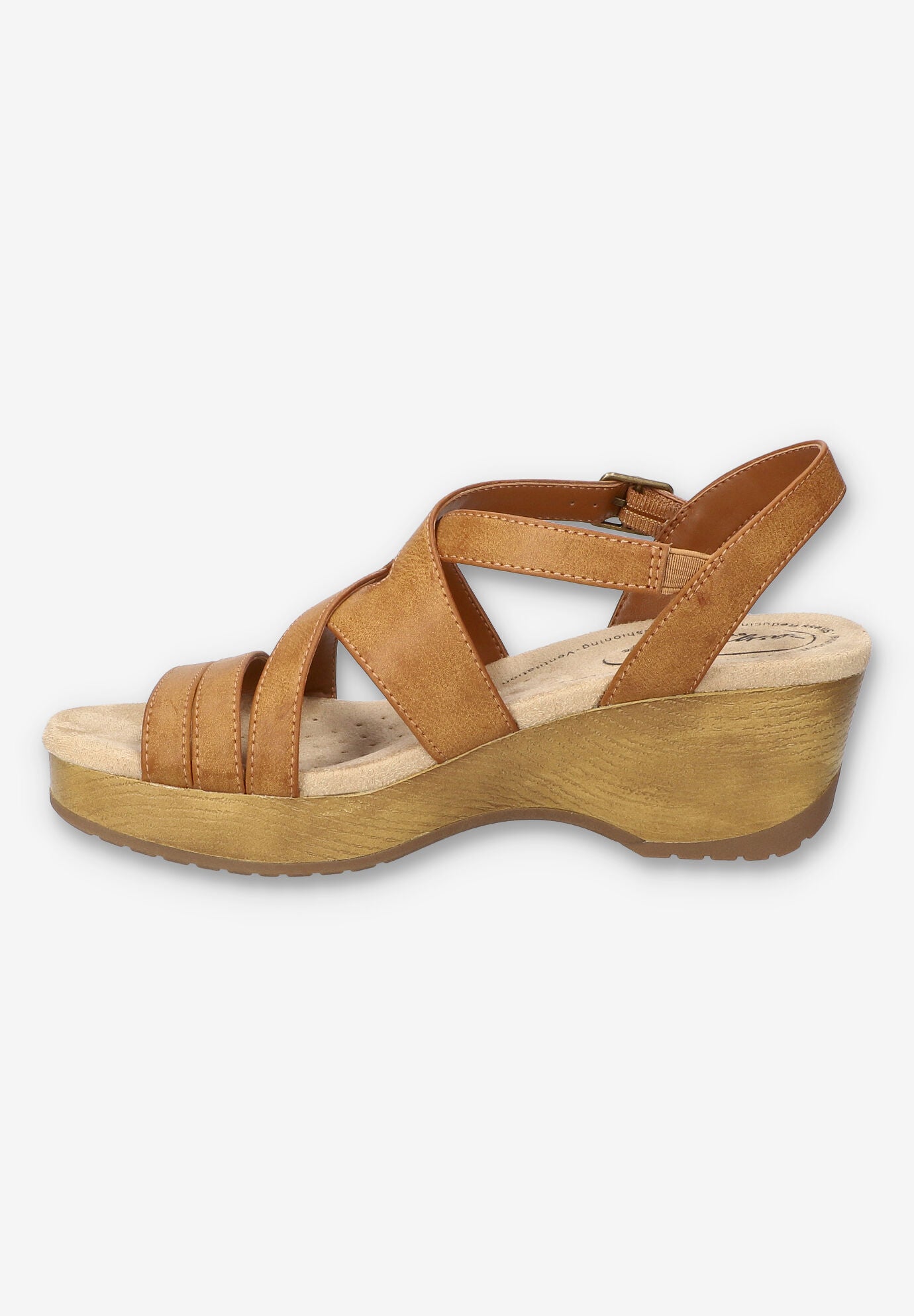 Rosella Slip-Resistant Sandal, HONEY, alternate image number 4
