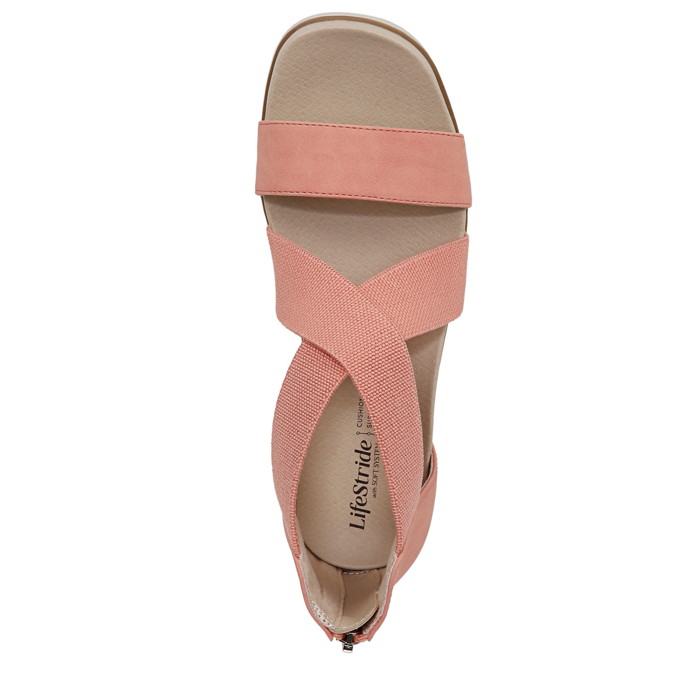 Giselle Sandal, CORAL PINK, alternate image number 6