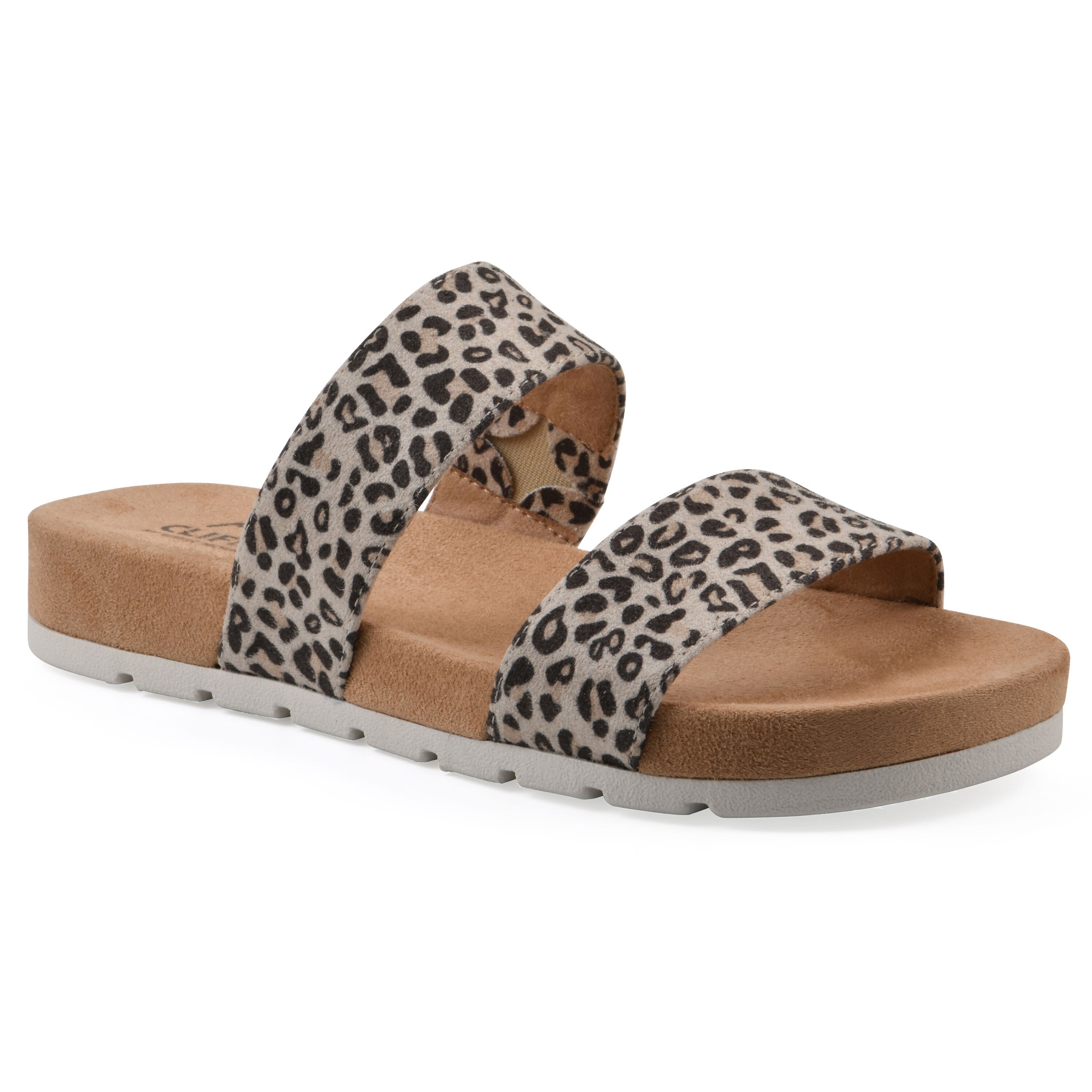 Tahlie Slide Sandal, NATURAL SUEDETTE, hi-res image number 0