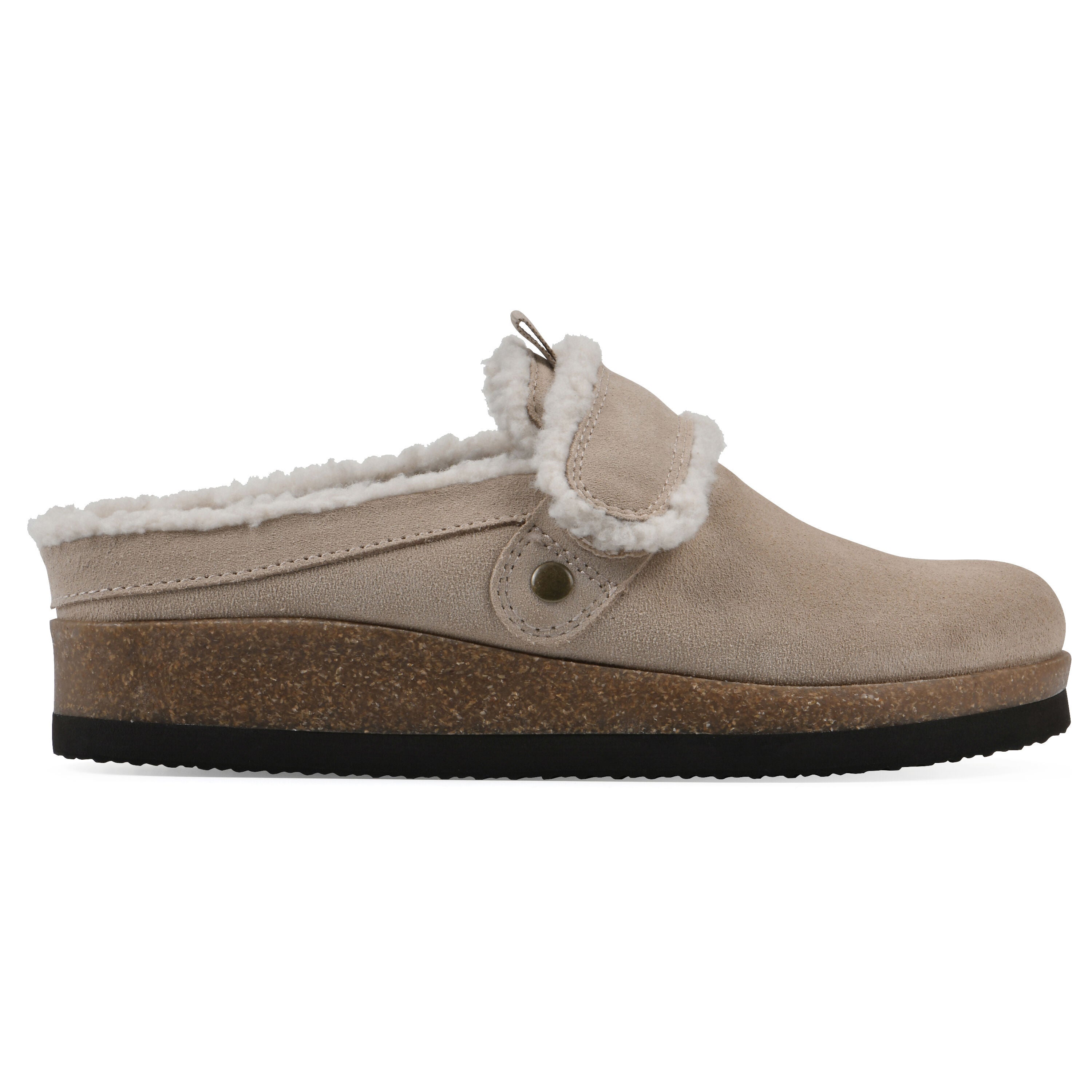 Baylen Footbeds Clog, SANDAL WOOD SUEDE, alternate image number 2