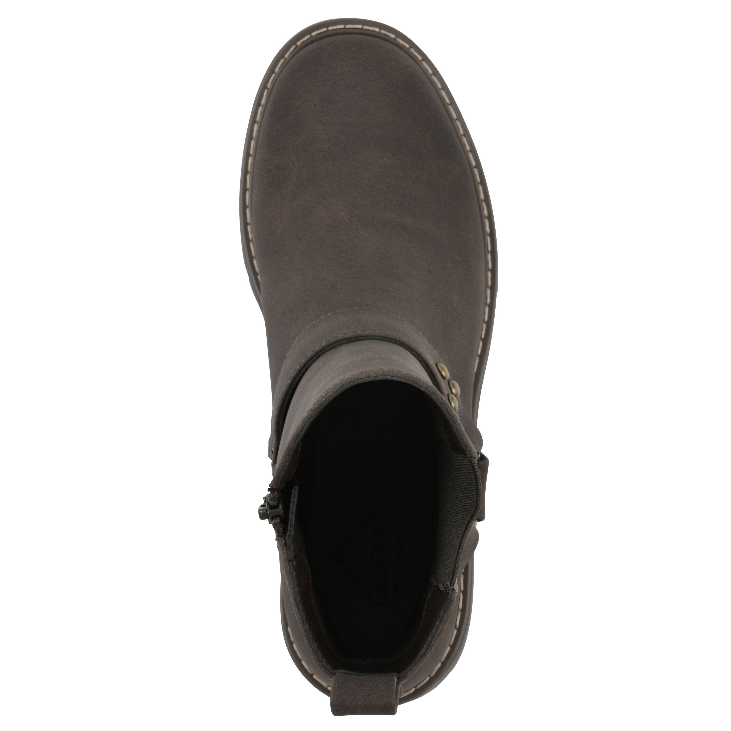 Maximus Chelsea Boot, DARK BROWN NUBUCK, alternate image number 4