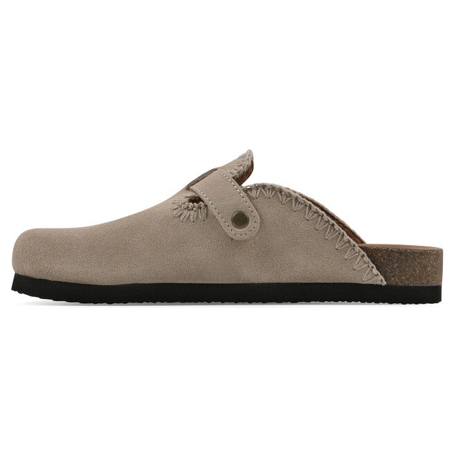 Bendees Footbeds Clog, SANDAL WOOD SUEDE, alternate image number 3