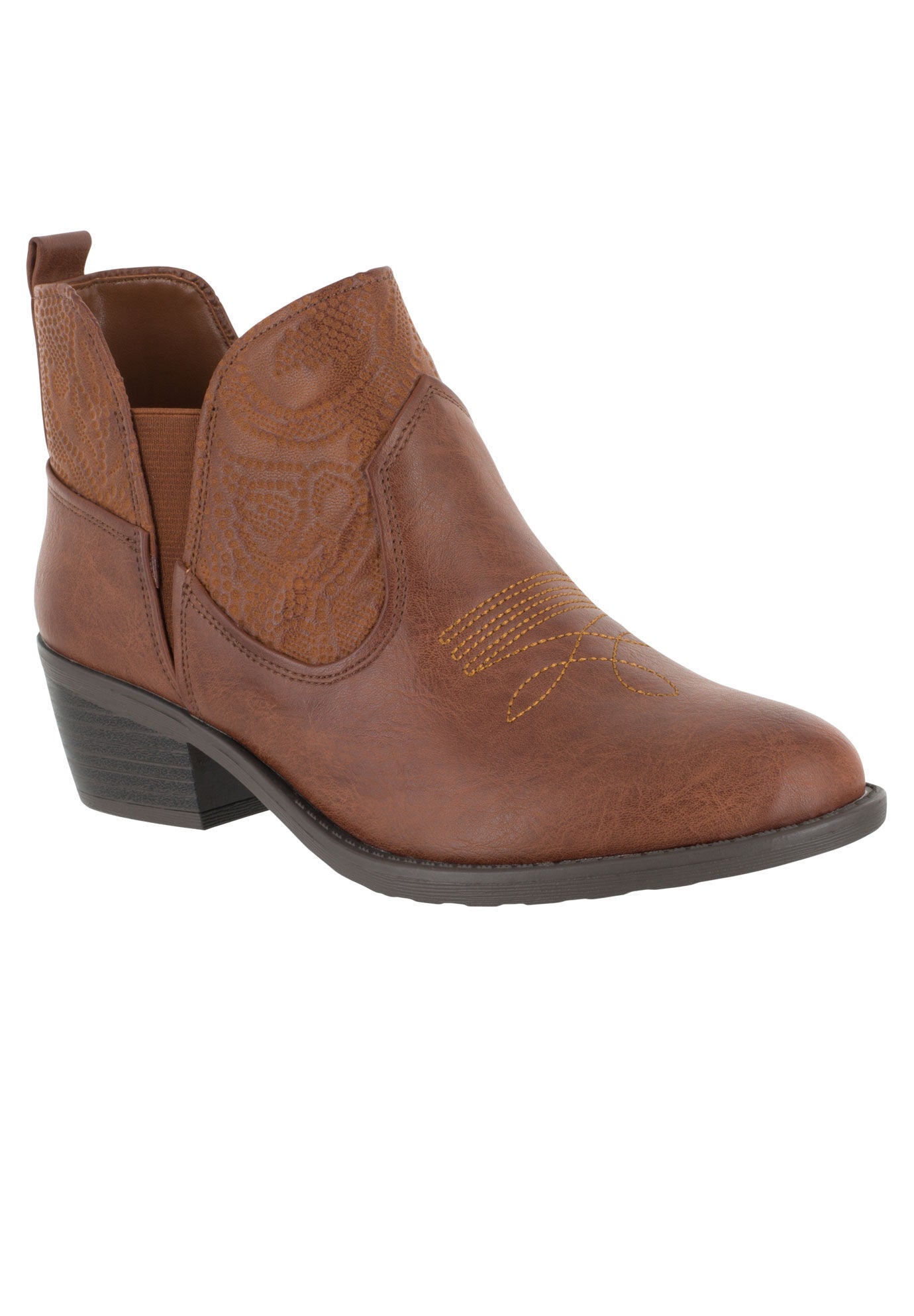 Woman within booties top