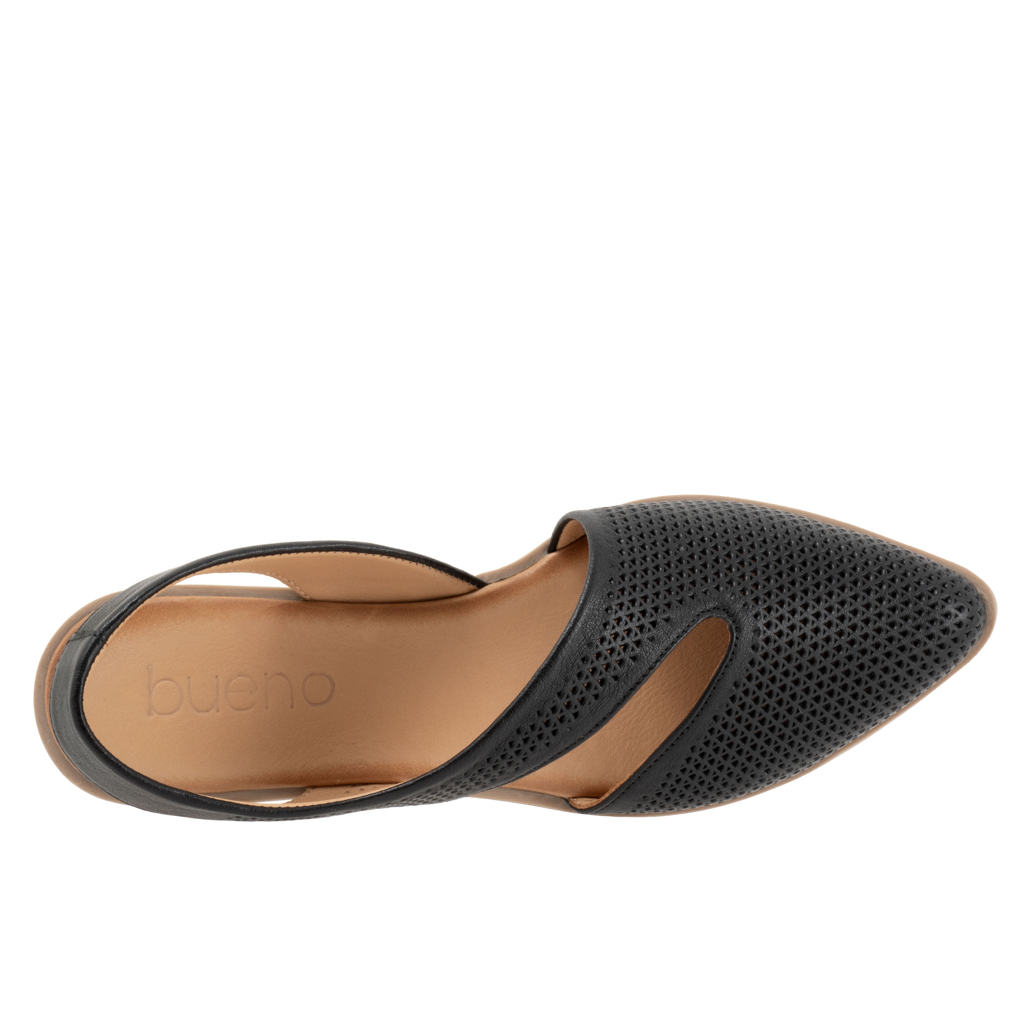 Bianca Perf Sandal, BLACK, alternate image number 3