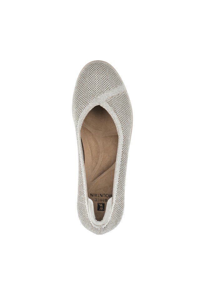 White Mountain Selena Stretch Knit Flat, , alternate image number null