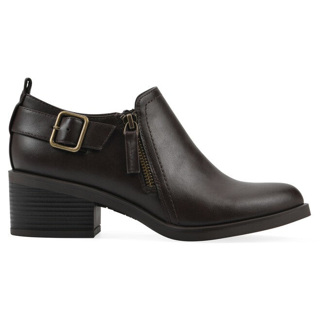 Curby Bootie - WIDE, BROWN, alternate image number 2