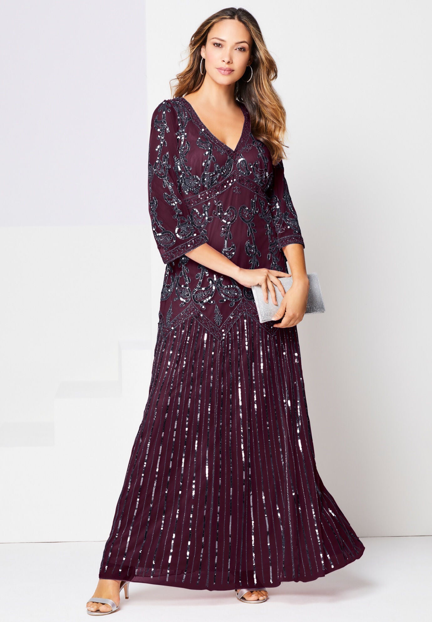 Beaded Dress Woman Within