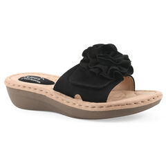 Casmyn Floral Mini Wedge Sandal