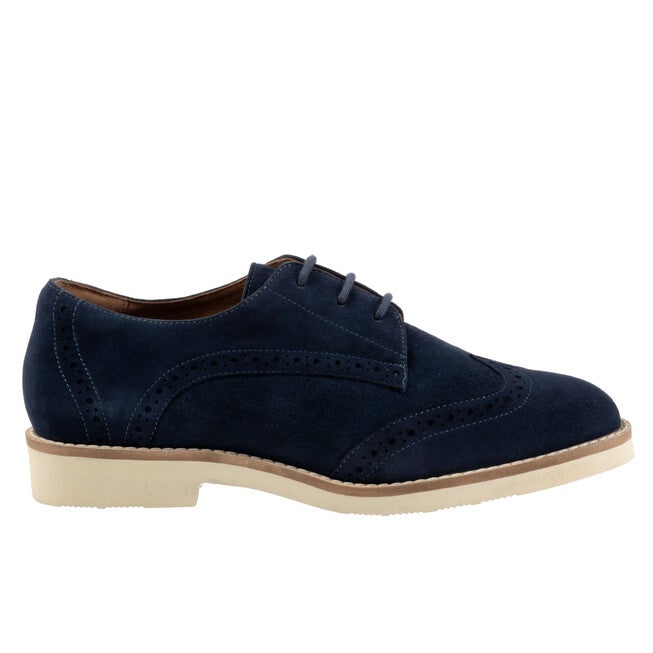 Willet Flat, NAVY SUEDE, alternate image number 2